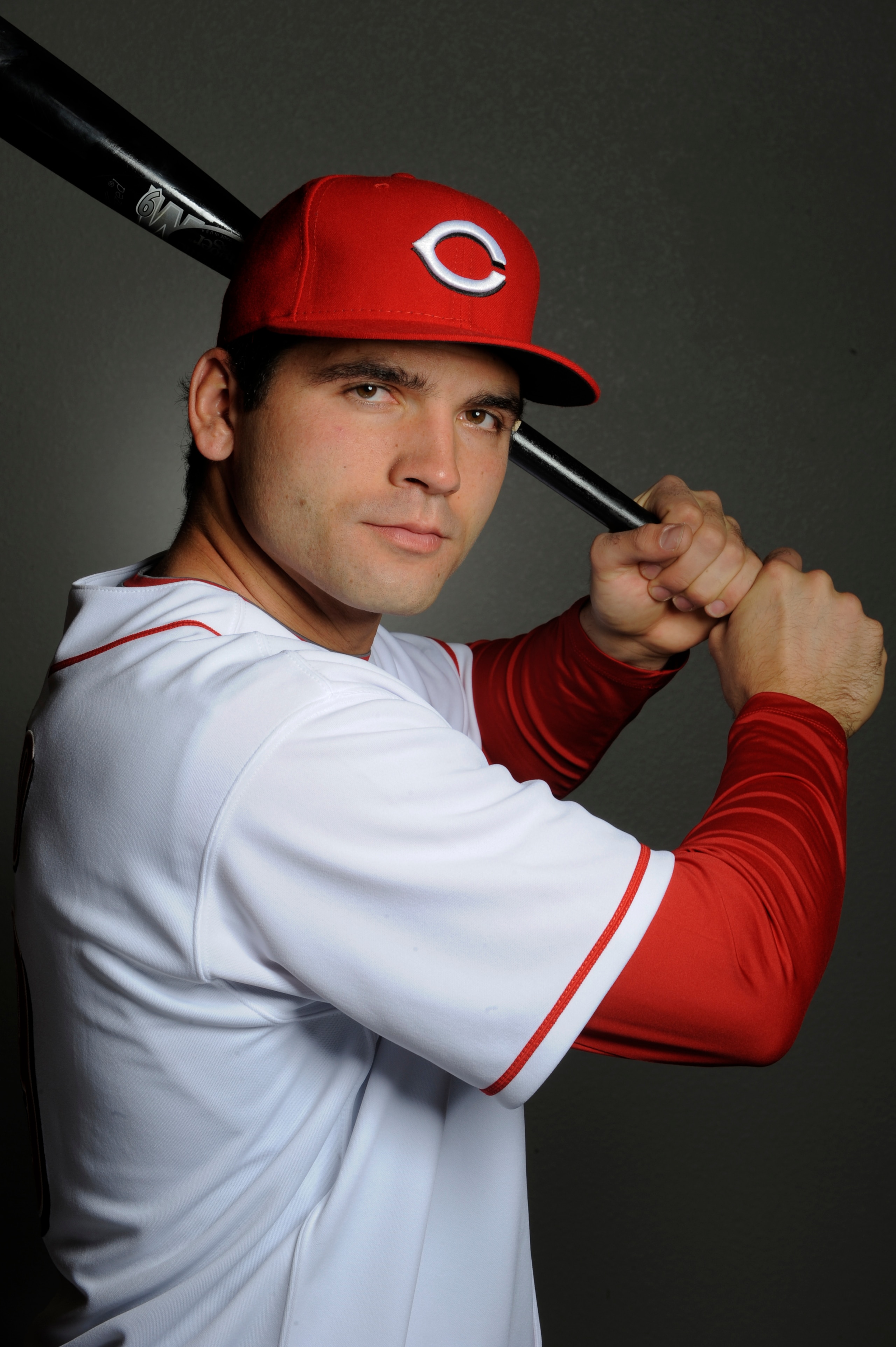 GOODYEAR, AZ - FEBRUARY 20: Joey Votto #19 of the Cincinnati Reds poses during their photo day at the Cincinnati Reds Spring Training Complex on February 20, 2011 in Goodyear, Arizona. (Photo by Rob Tringali/Getty Images)