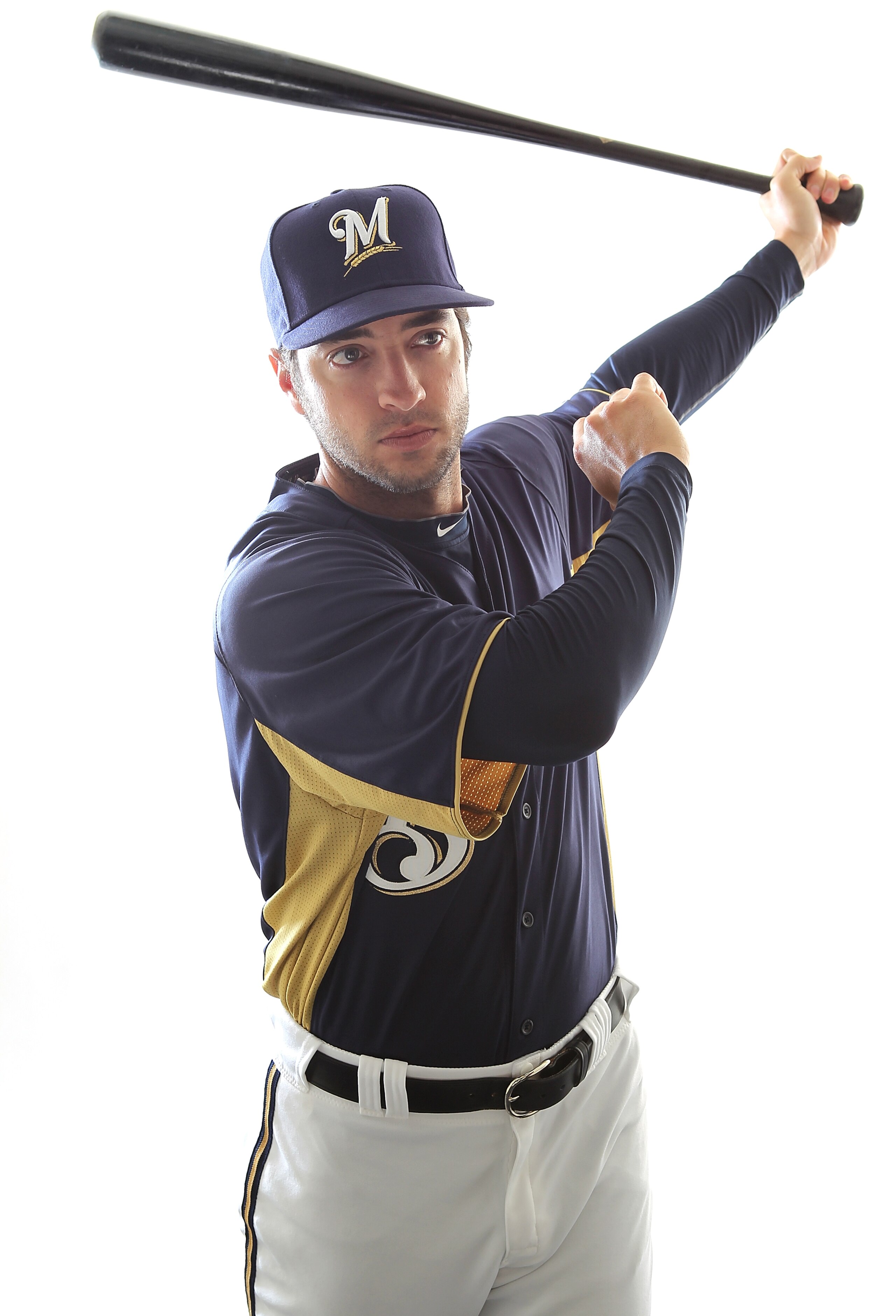 MARYVALE, AZ - FEBRUARY 24:  Ryan Braun #8 of the Milwaukee Brewers poses for a portrait during Spring Training Media Day on February 24, 2011 at Maryvale Stadium in Maryvale, Arizona.  (Photo by Jonathan Ferrey/Getty Images)