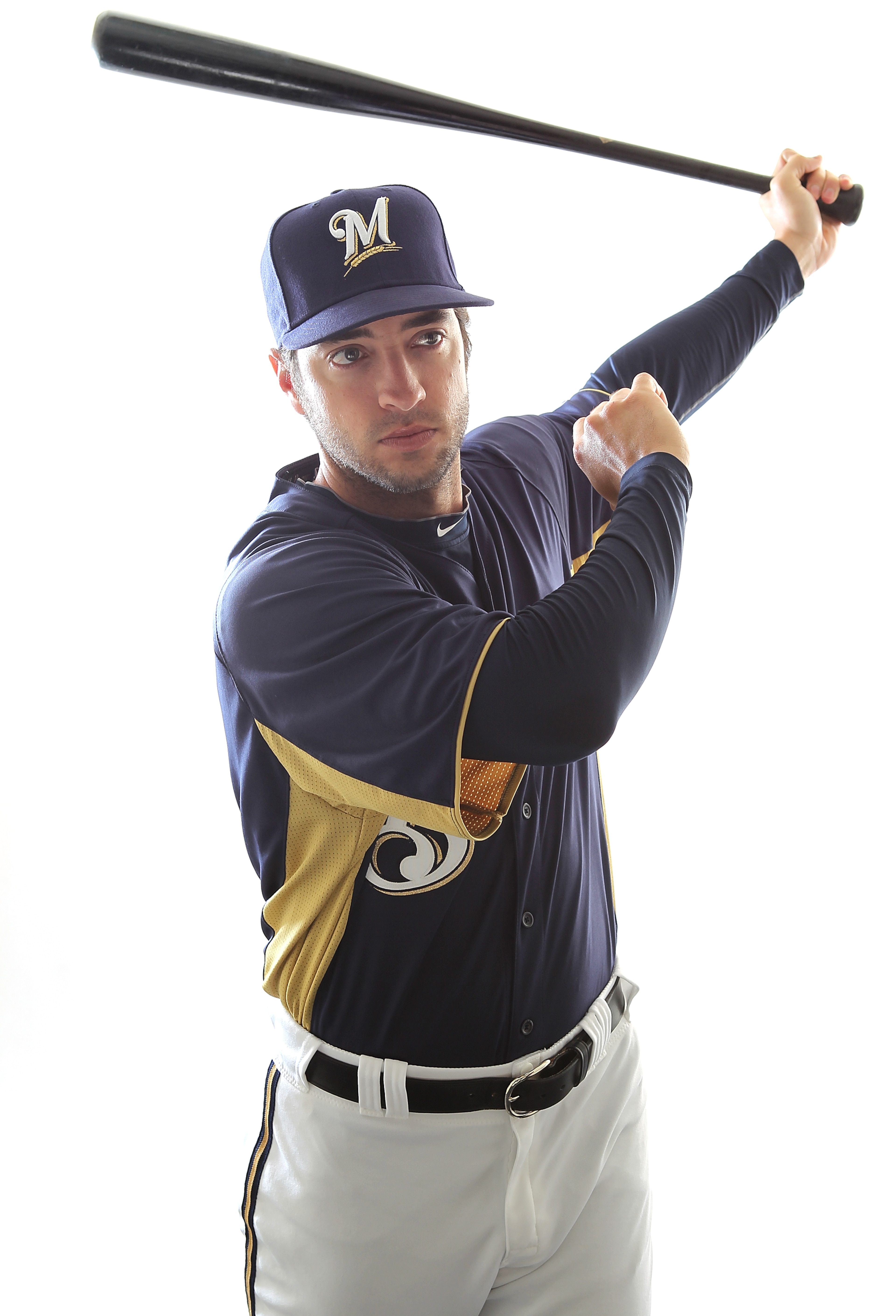 MARYVALE, AZ - FEBRUARY 24:  Ryan Braun #8 of the Milwaukee Brewers poses for a portrait during Spring Training Media Day on February 24, 2011 at Maryvale Stadium in Maryvale, Arizona.  (Photo by Jonathan Ferrey/Getty Images)