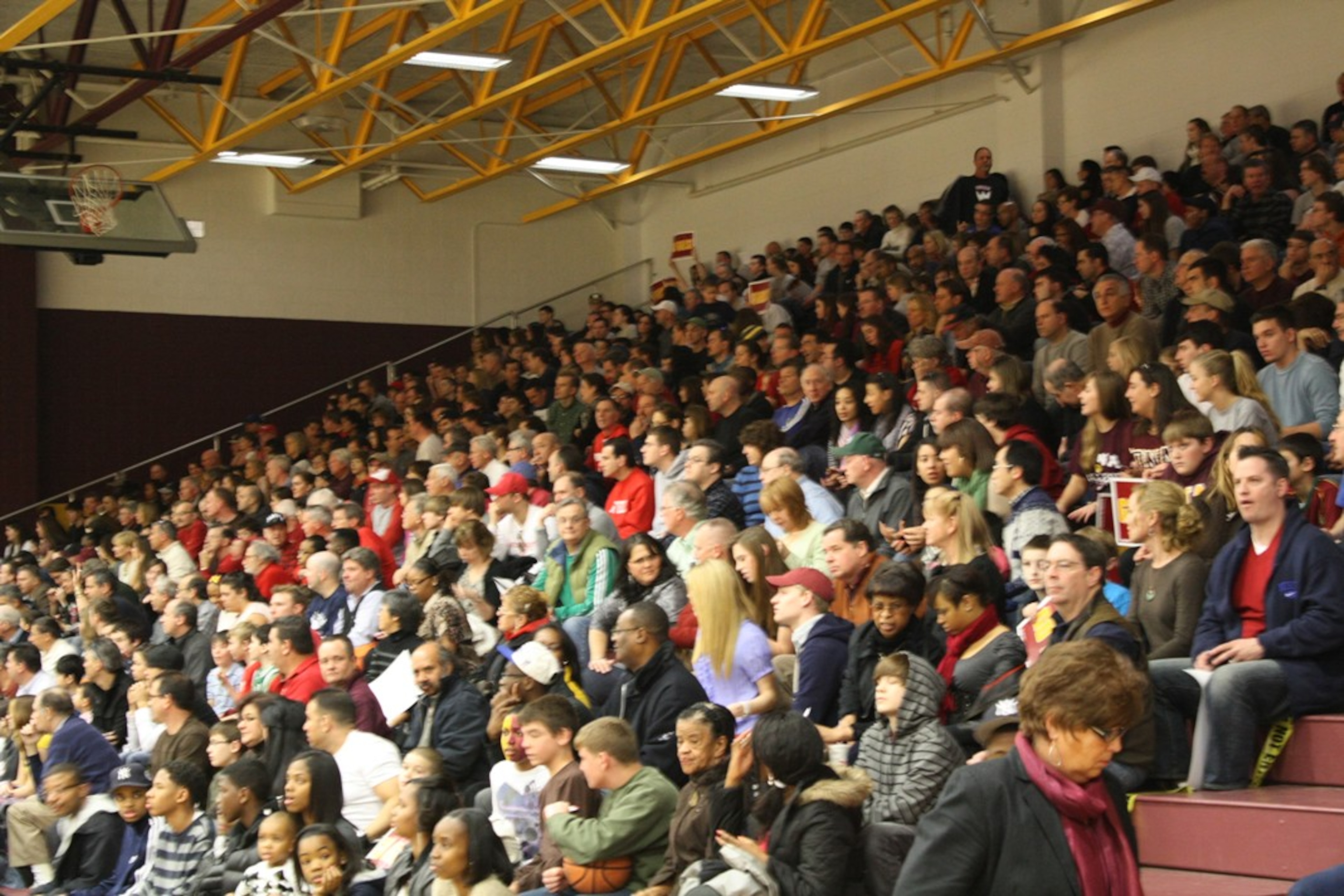 Capacity Crowd at Iona for Senior Day Capacity Crowd at Iona for Senior Day