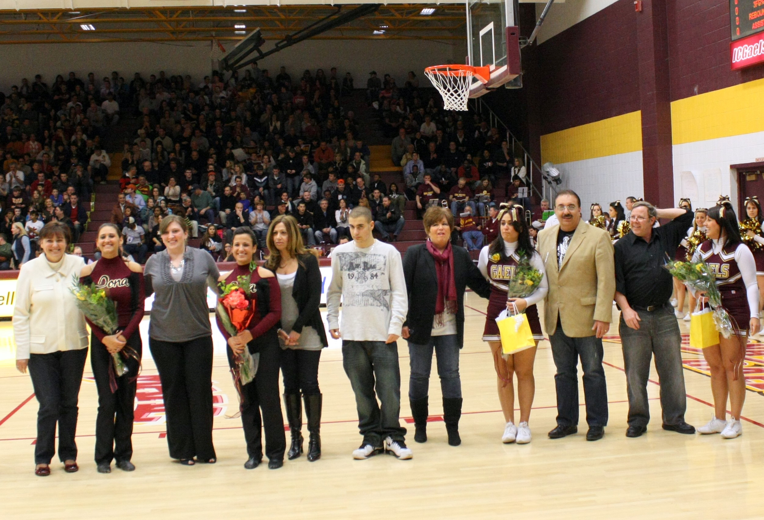 Senior Dance Team and Cheerleaders Honored