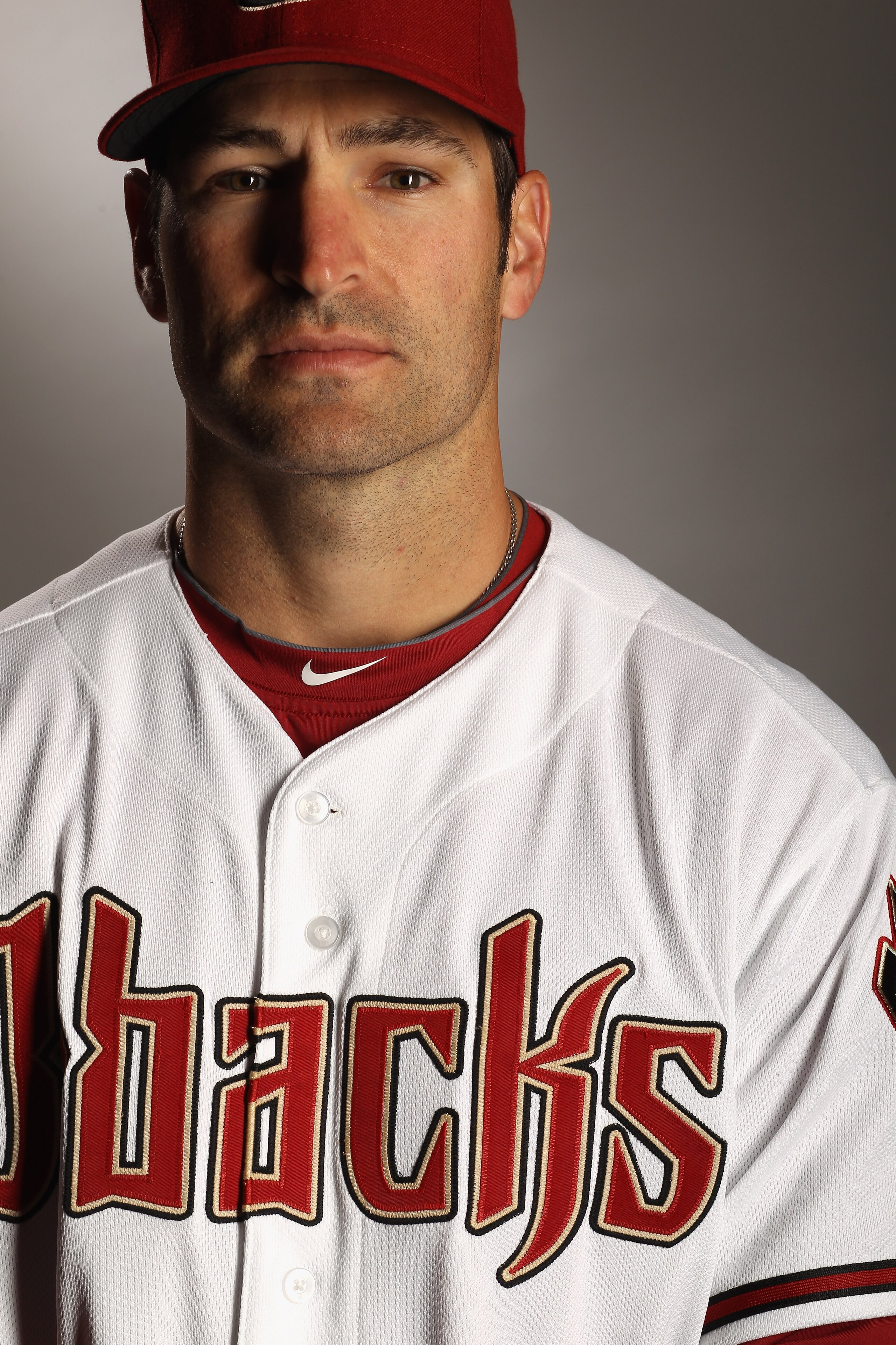 SCOTTSDALE, AZ - FEBRUARY 21:  Xavier Nady #22 of the Arizona Diamondbacks poses for a portrait at Salt River Fields at Talking Stick on February 21, 2011 in Scottsdale, Arizona.  (Photo by Ezra Shaw/Getty Images)