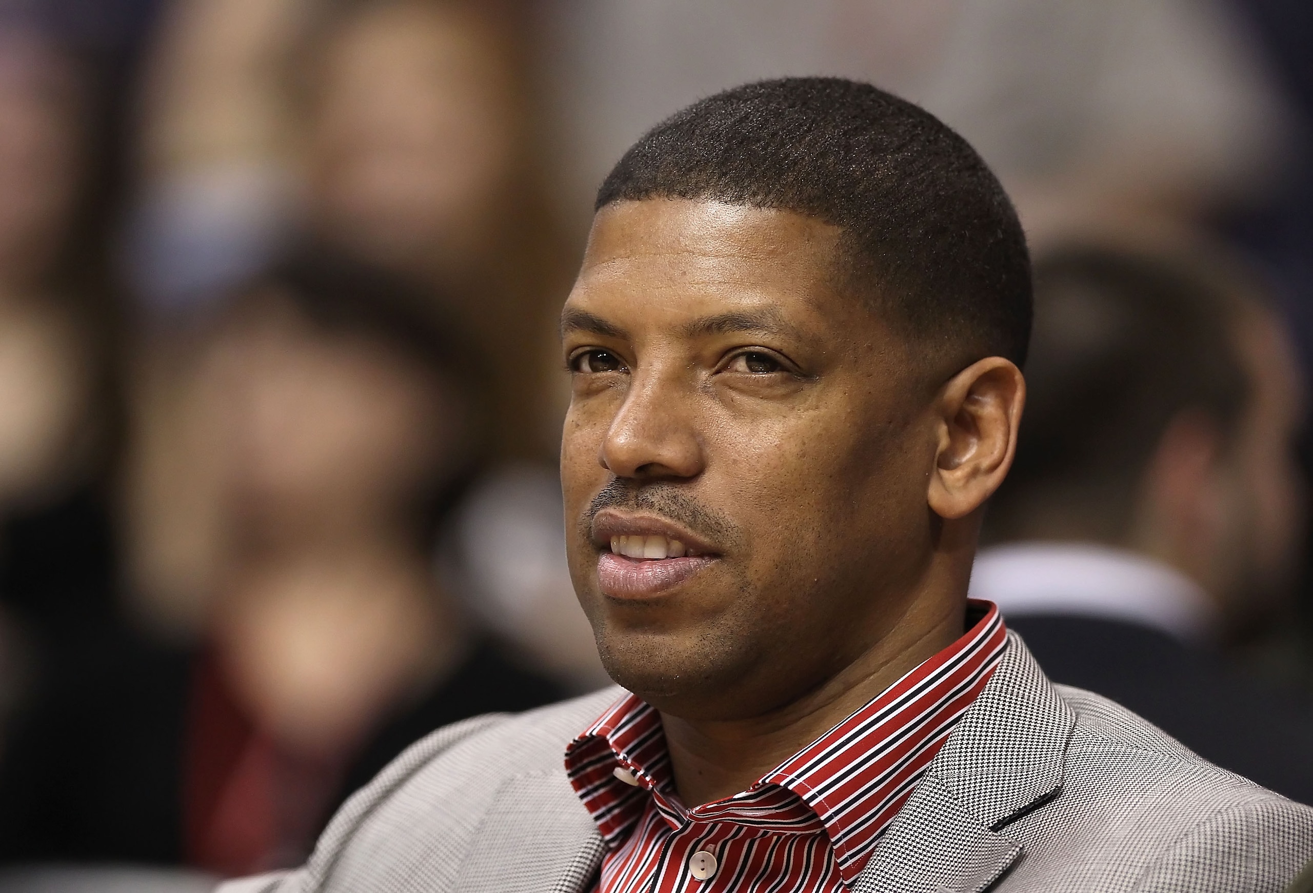 PHOENIX - DECEMBER 10:  Former NBA player Kevin Johnson attends the game between the Portland Trail Blazers and the Phoenix Suns at US Airways Center on December 10, 2010 in Phoenix, Arizona. NOTE TO USER: User expressly acknowledges and agrees that, by d