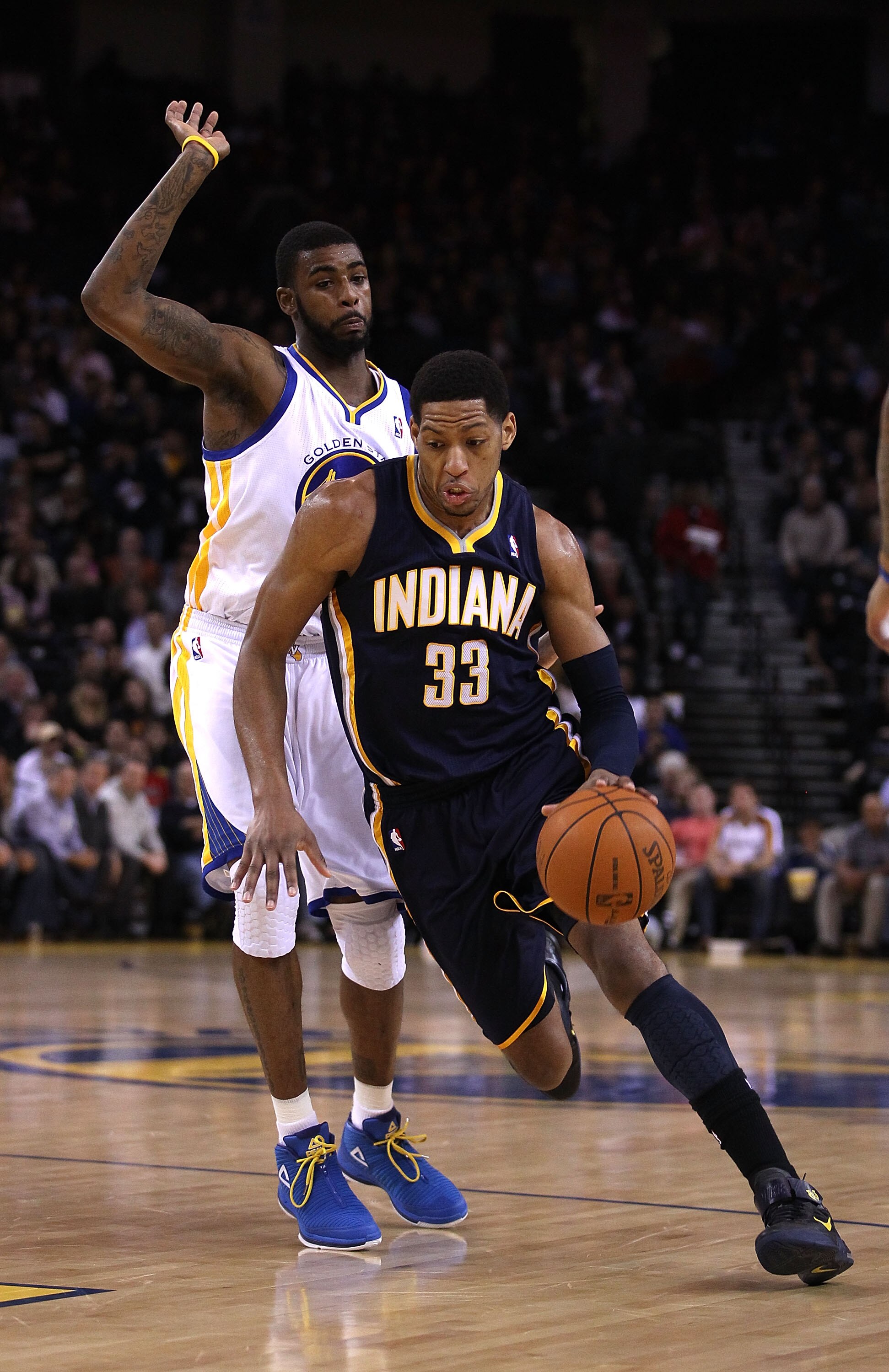 OAKLAND, CA - JANUARY 19: Danny Granger #33 of the Indiana Pacers in action against the Golden State Warriors at Oracle Arena on January 19, 2011 in Oakland, California. NOTE TO USER: User expressly acknowledges and agrees that, by downloading and or us OAKLAND, CA - JANUARY 19: Danny Granger #33 of the Indiana Pacers in action against the Golden State Warriors at Oracle Arena on January 19, 2011 in Oakland, California. NOTE TO USER: User expressly acknowledges and agrees that, by downloading and or us