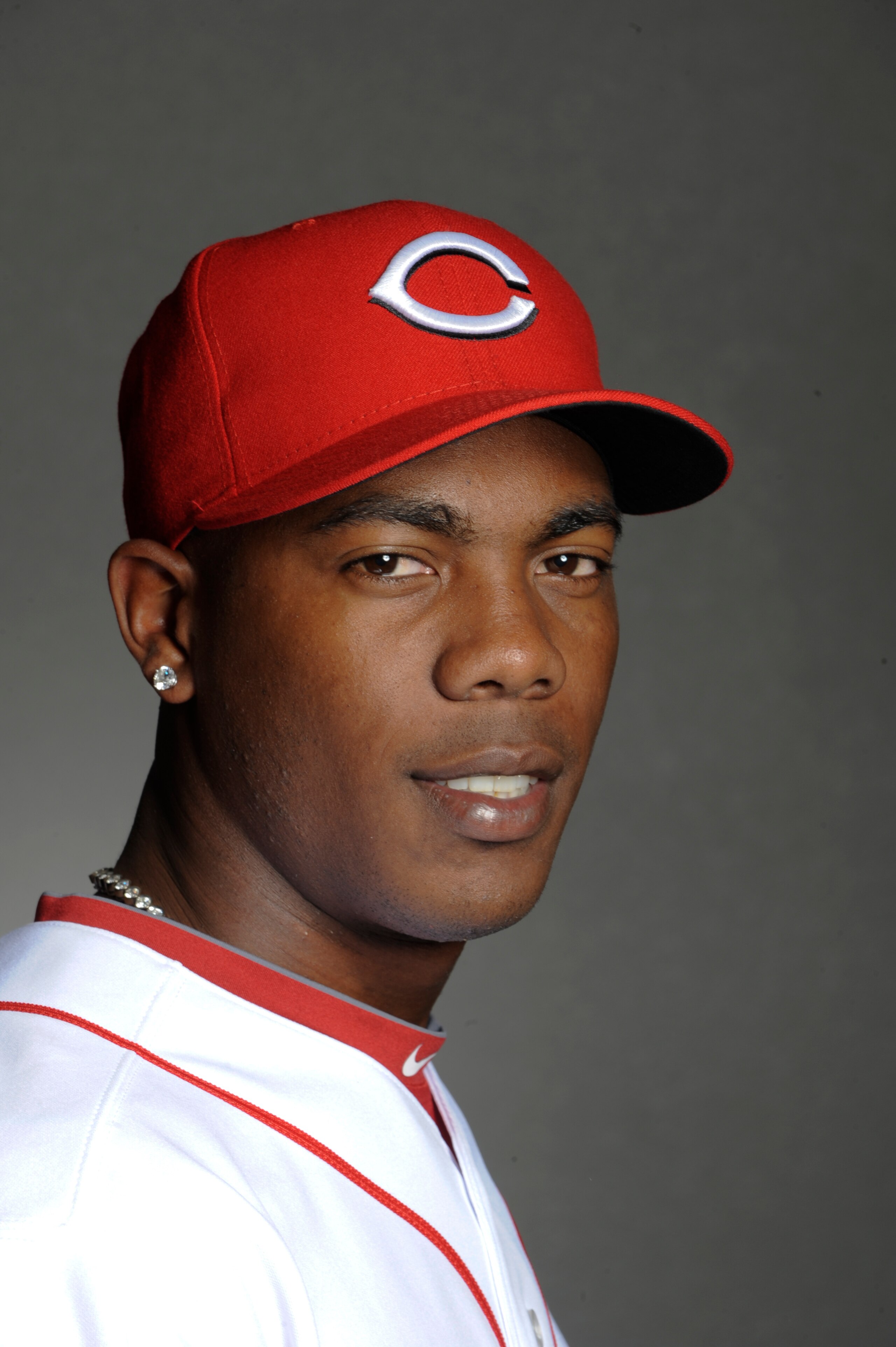 GOODYEAR, AZ - FEBRUARY 20: Aroldis Chapman #54 of the Cincinnati Reds poses during the Cincinnati Reds photo day at the Cincinnati Reds Spring Training Complex on February 20, 2011 in Goodyear, Arizona. (Photo by Rob Tringali/Getty Images)