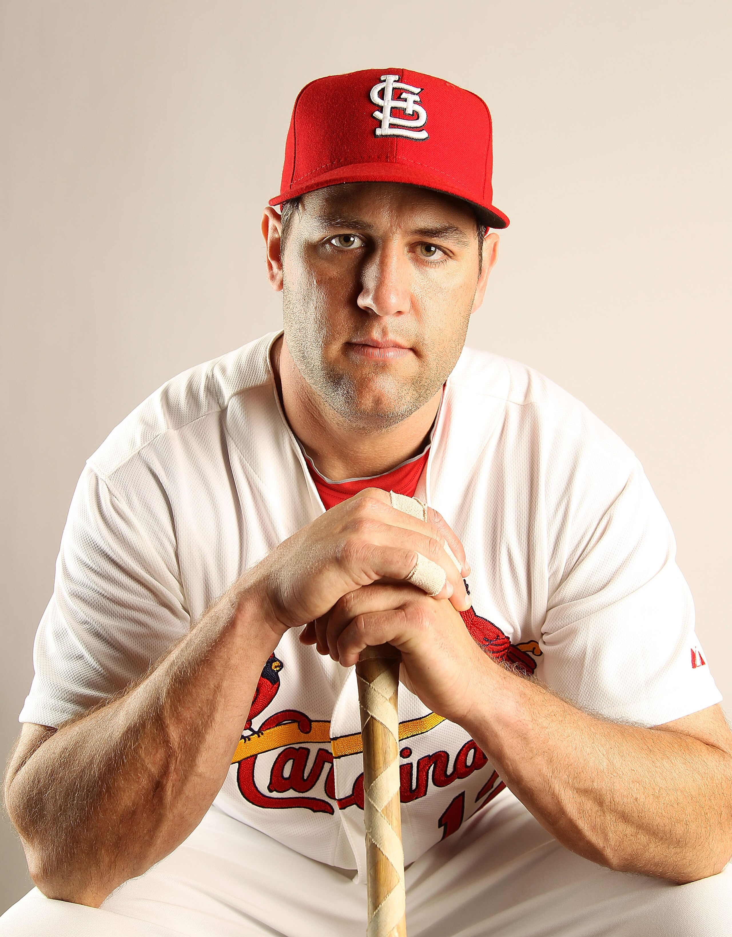 JUPITER, FL - FEBRUARY 24: Lance Berkman #7 of the St. Louis Cardinals poses for a portrait during Photo Day at Roger Dean Stadium on February 24, 2011 in Jupiter, Florida. (Photo by Mike Ehrmann/Getty Images) JUPITER, FL - FEBRUARY 24: Lance Berkman #7 of the St. Louis Cardinals poses for a portrait during Photo Day at Roger Dean Stadium on February 24, 2011 in Jupiter, Florida. (Photo by Mike Ehrmann/Getty Images)