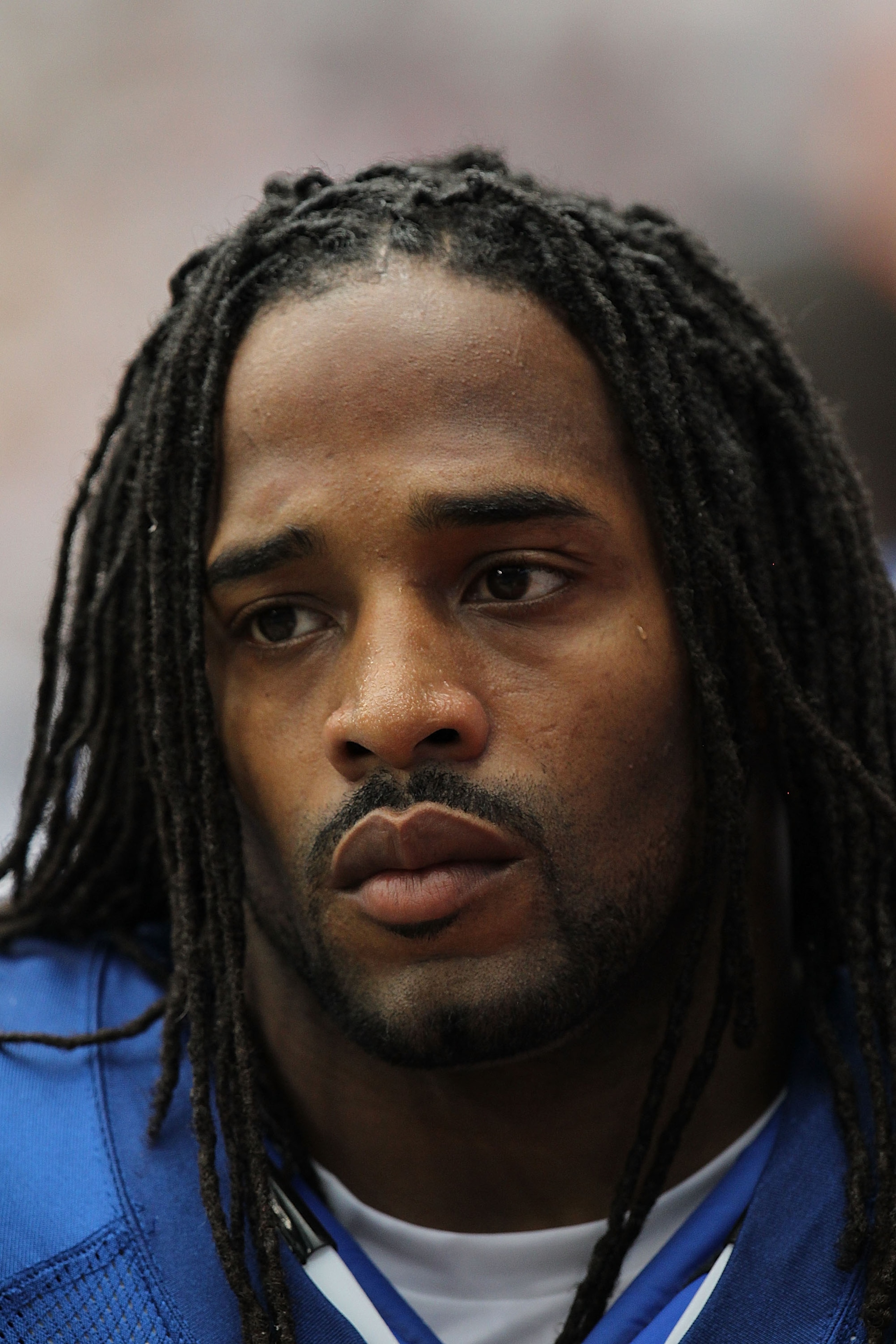 HOUSTON - SEPTEMBER 12:  Bob Sanders #21 of the Indianapolis Colts at Reliant Stadium on September 12, 2010 in Houston, Texas.  (Photo by Ronald Martinez/Getty Images)