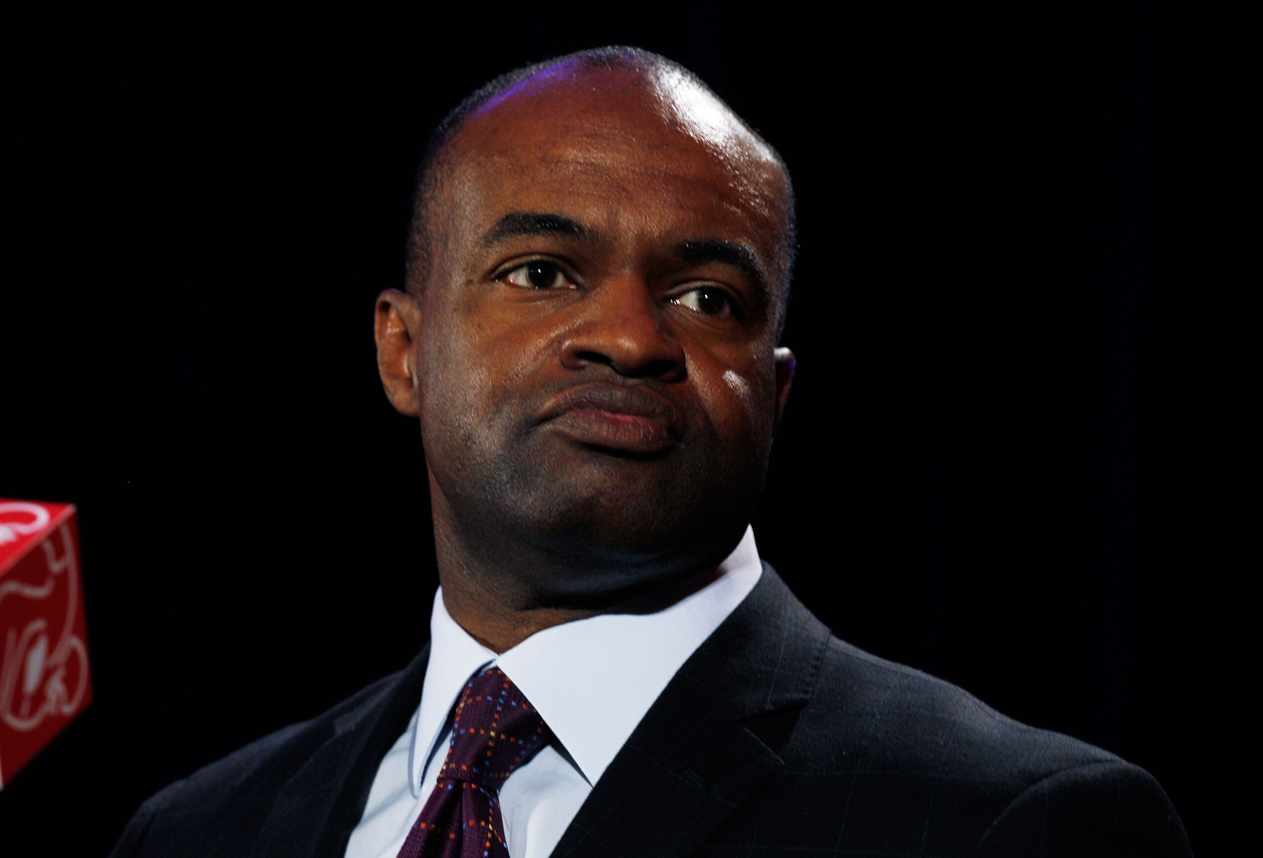 DALLAS, TX - FEBRUARY 03:  NFLPA executive director DeMaurice Smith speaks during the NFL Players Association press conference at the Super Bowl XLV media center on February 3, 2011 in Dallas, Texas. The Green Bay Packers will play the Pittsburgh Steelers