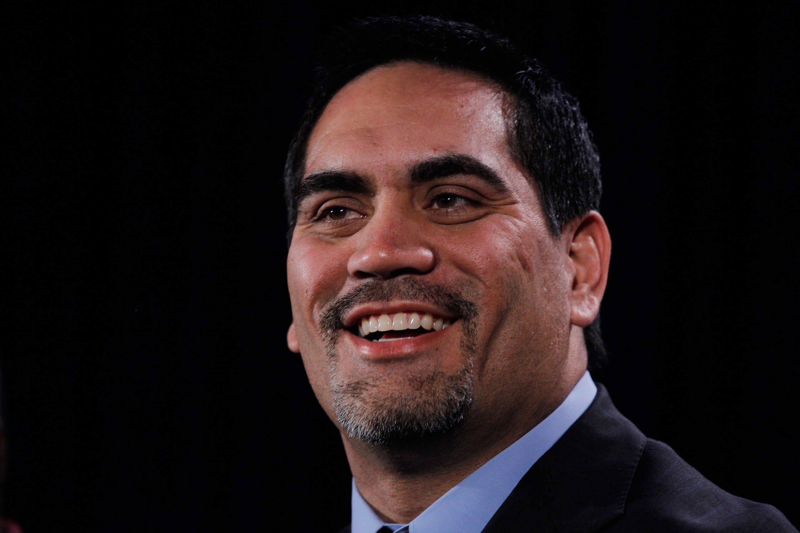 DALLAS, TX - FEBRUARY 03:  Former NFL player Kevin Mawae looks on during the NFL Players Association press conference at the Super Bowl XLV media center on February 3, 2011 in Dallas, Texas. The Green Bay Packers will play the Pittsburgh Steelers in Super