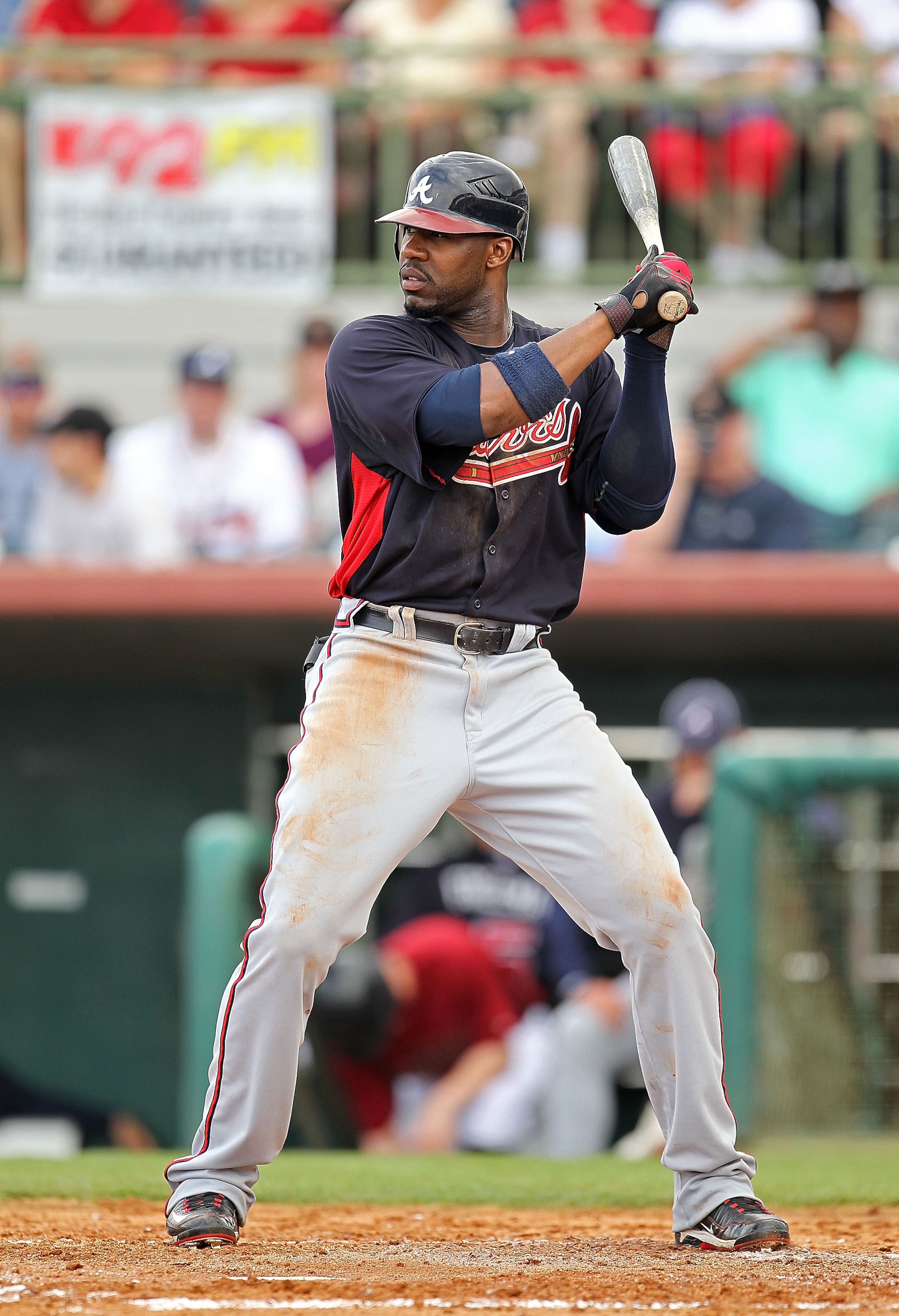 KISSIMMEE, FL - MARCH 01: Jason Heyward #22 of the Atlanta Braves bats during a Spring Training game against the Houston Astros at Osceola County Stadium on March 1, 2011 in Kissimmee, Florida. (Photo by Mike Ehrmann/Getty Images) KISSIMMEE, FL - MARCH 01: Jason Heyward #22 of the Atlanta Braves bats during a Spring Training game against the Houston Astros at Osceola County Stadium on March 1, 2011 in Kissimmee, Florida. (Photo by Mike Ehrmann/Getty Images)