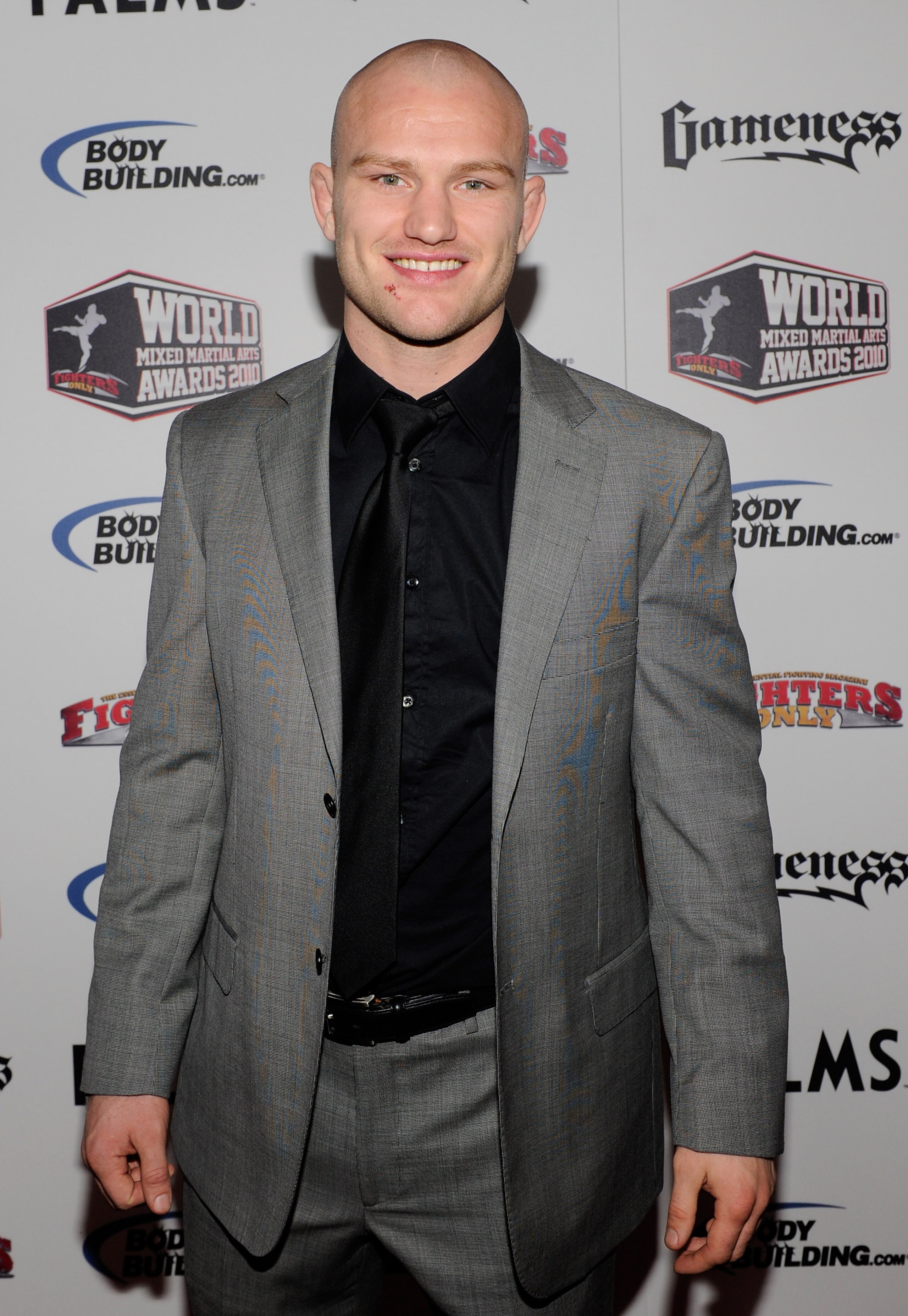 LAS VEGAS, NV - DECEMBER 01:  Mixed martial artist Martin Kampmann arrives at the third annual Fighters Only World Mixed Martial Arts Awards 2010 at the Palms Casino Resort December 1, 2010 in Las Vegas, Nevada.  (Photo by Ethan Miller/Getty Images)
