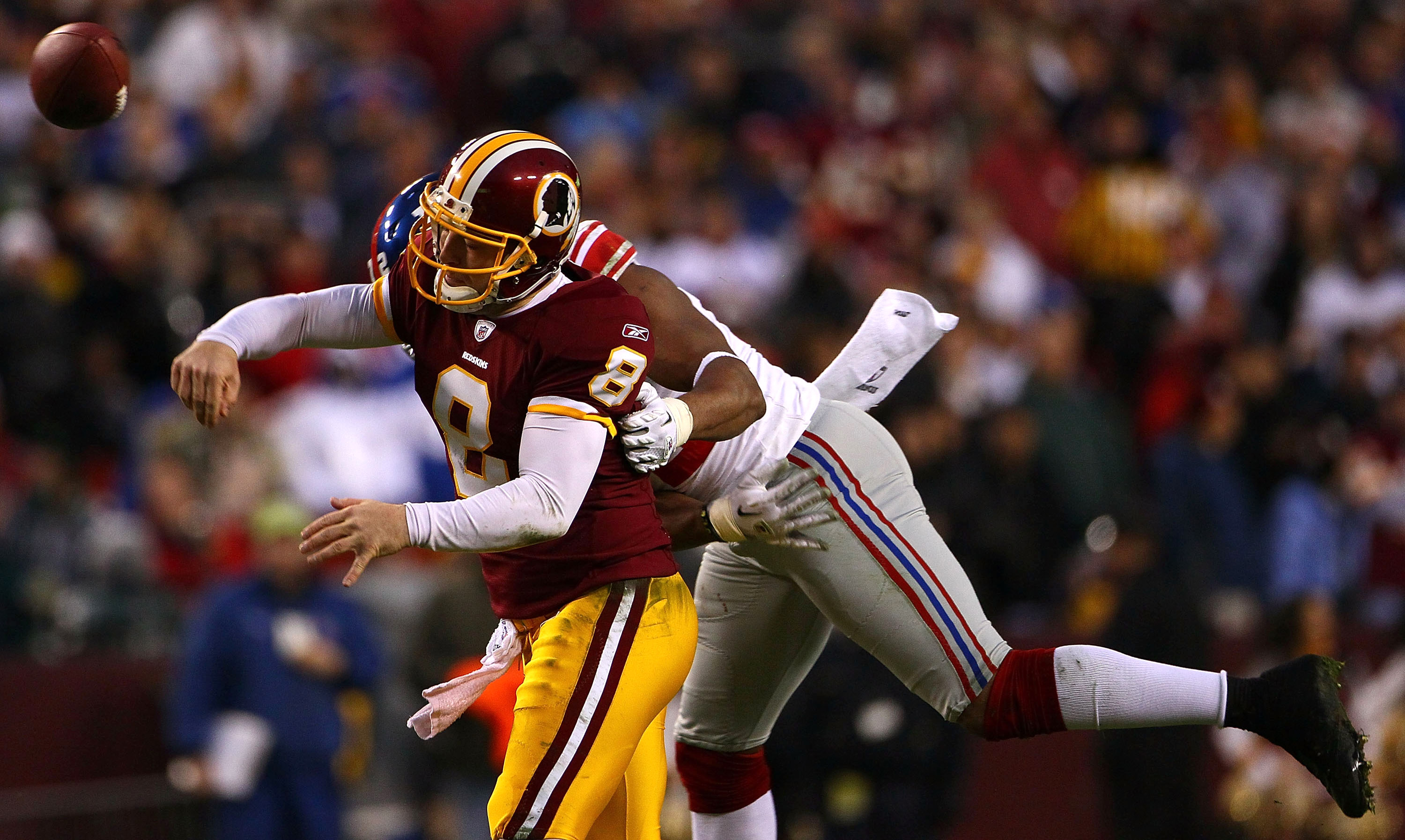 Rex Grossman hangs on with the Redskins, and hangs on to his self