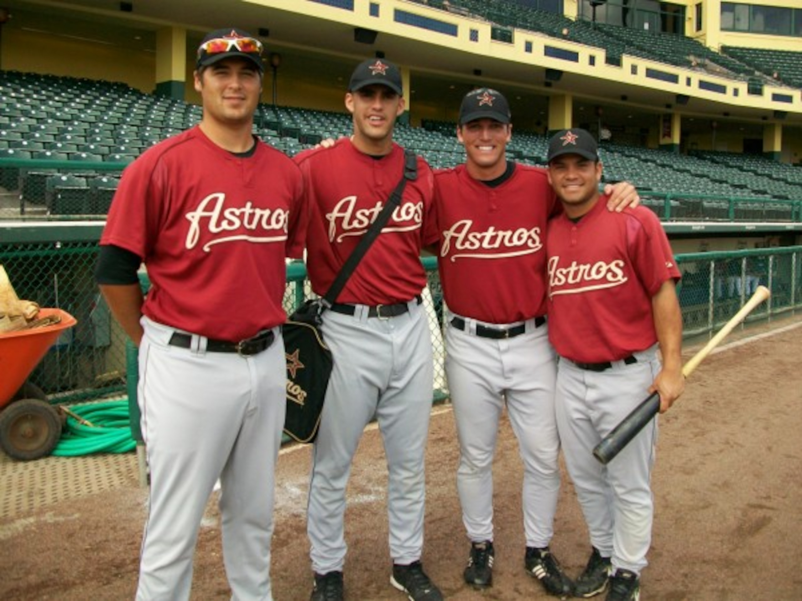JD Martinez is the second from the left