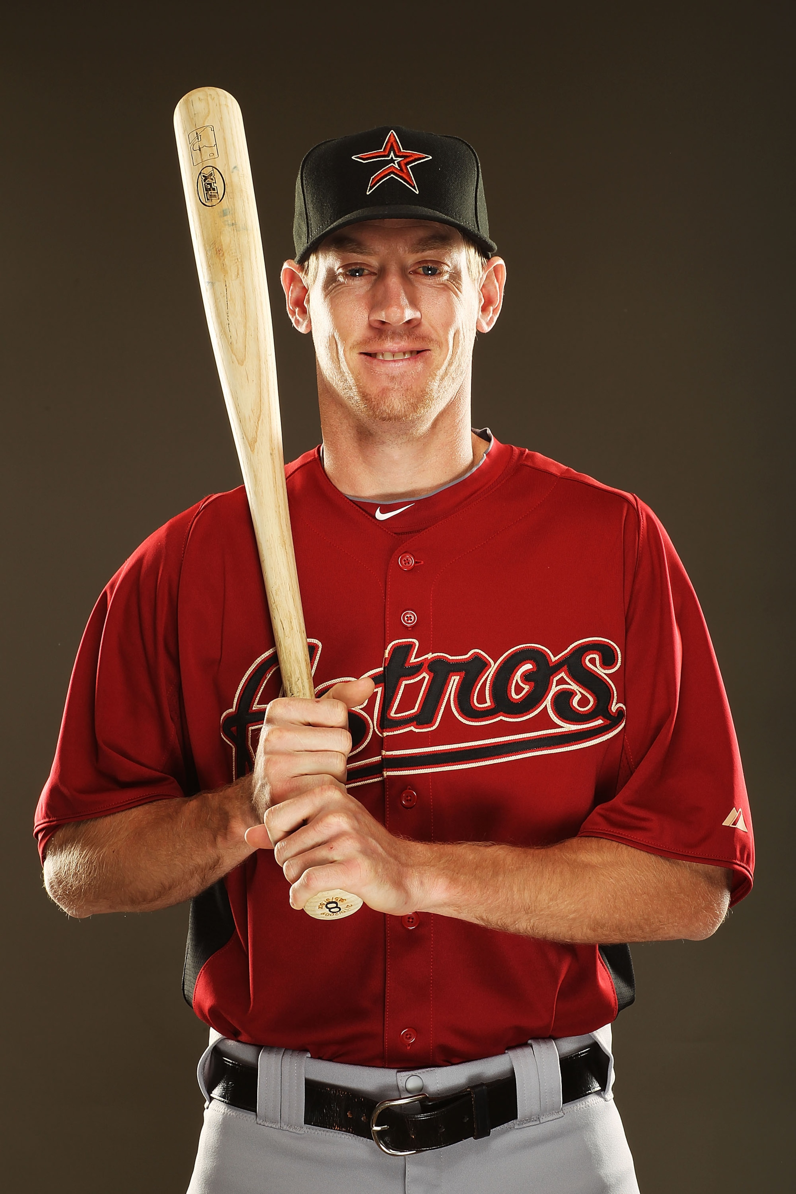 KISSIMMEE, FL - FEBRUARY 24:  Matt Downs #16 of the Houston Astros poses for a portrait during Spring Training photo Day at Osceola County Stadium  on February 24, 2011 in Kissimmee, Florida.  (Photo by Al Bello/Getty Images)