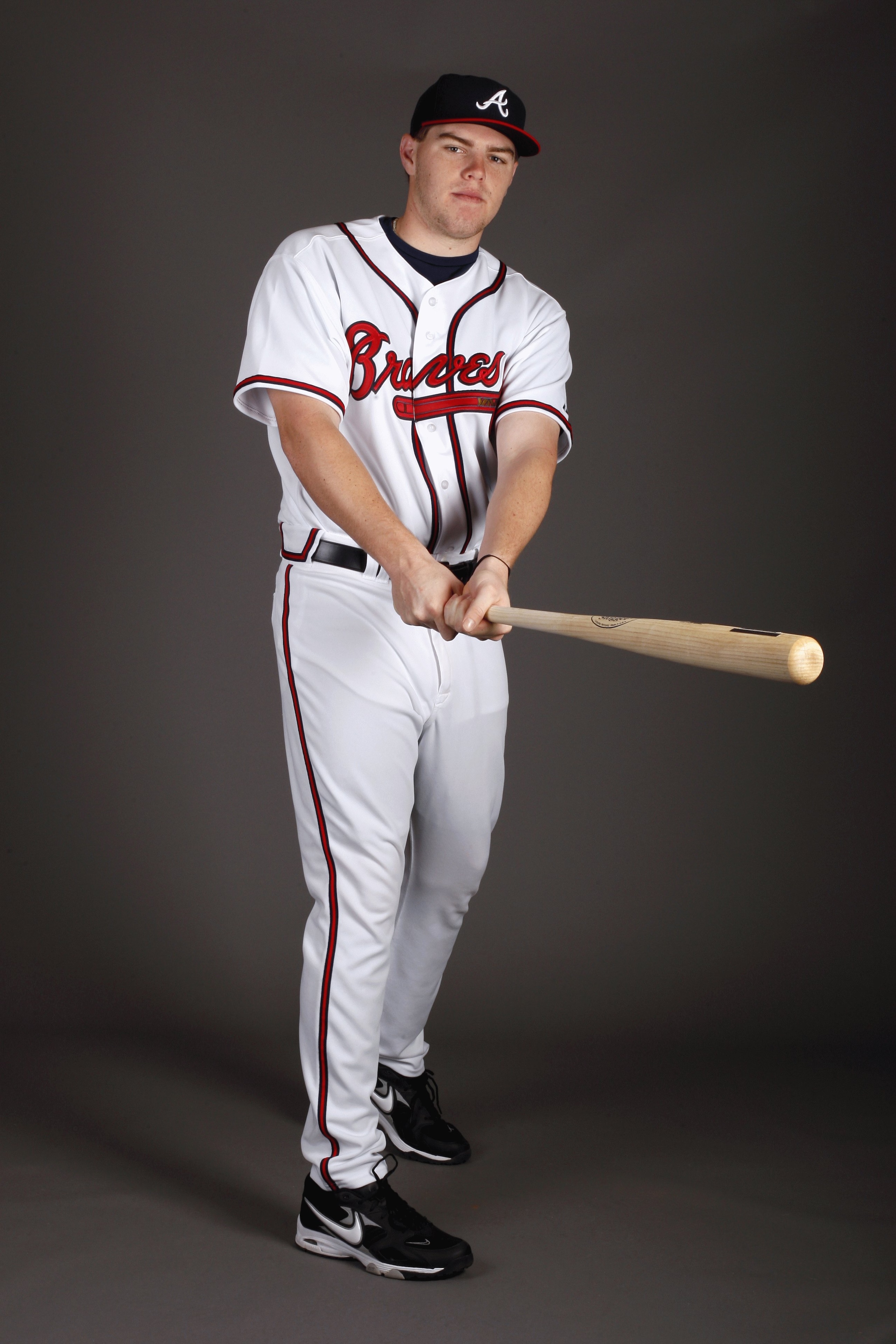 LAKE BUENA VISTA, FL - FEBRUARY 19: Infielder Freddie Freeman #76 of the Atlanta Braves poses for a photo during Spring Training Photo Day on February 19, 2009 at Champions Stadium at Walt Disney World of Sports in Lake Buena Vista, Florida. (Photo by C LAKE BUENA VISTA, FL - FEBRUARY 19: Infielder Freddie Freeman #76 of the Atlanta Braves poses for a photo during Spring Training Photo Day on February 19, 2009 at Champions Stadium at Walt Disney World of Sports in Lake Buena Vista, Florida. (Photo by C