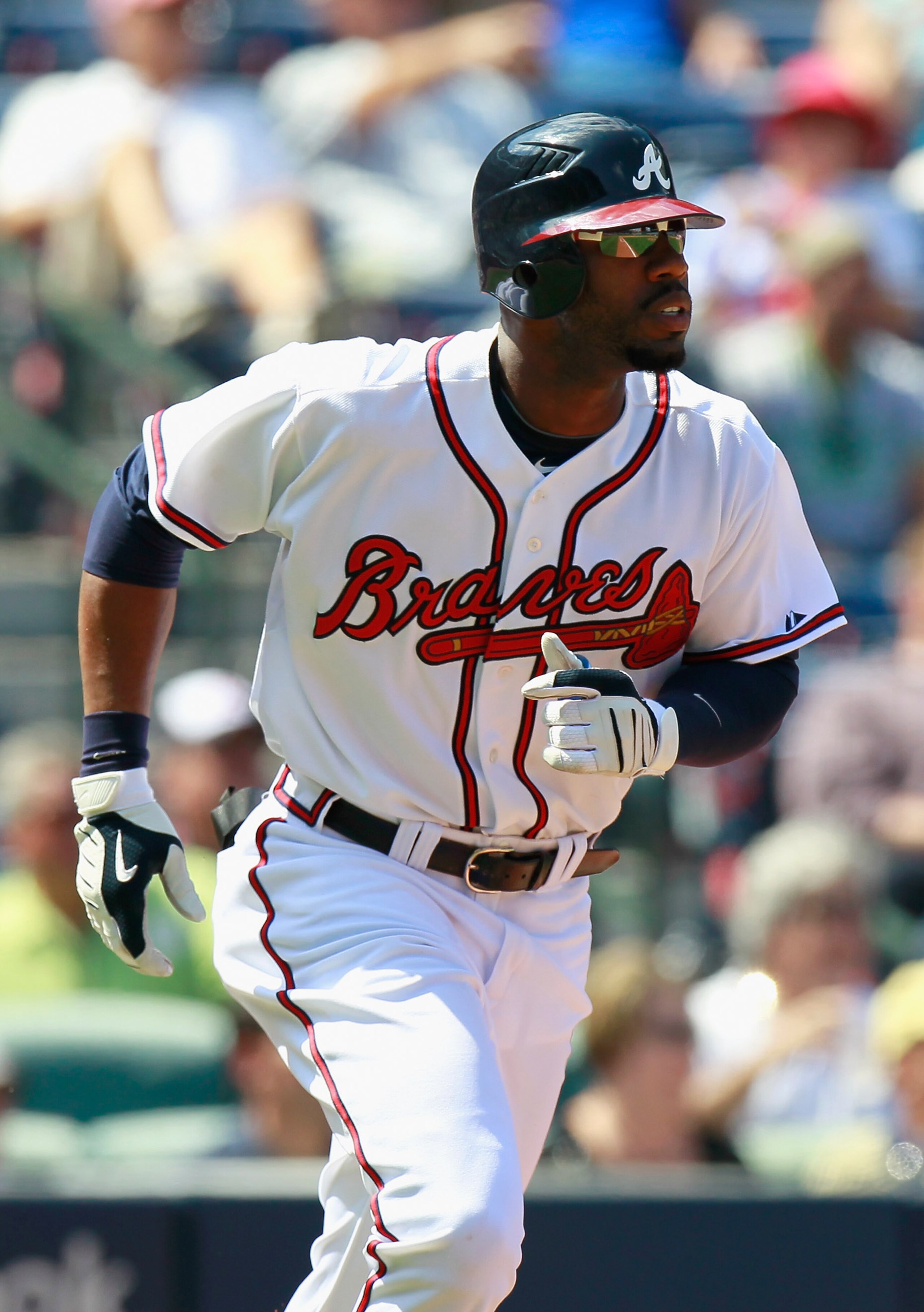 ATLANTA - SEPTEMBER 15: Jason Heyward #22 of the Atlanta Braves against the Washington Nationals at Turner Field on September 15, 2010 in Atlanta, Georgia. (Photo by Kevin C. Cox/Getty Images) ATLANTA - SEPTEMBER 15: Jason Heyward #22 of the Atlanta Braves against the Washington Nationals at Turner Field on September 15, 2010 in Atlanta, Georgia. (Photo by Kevin C. Cox/Getty Images)