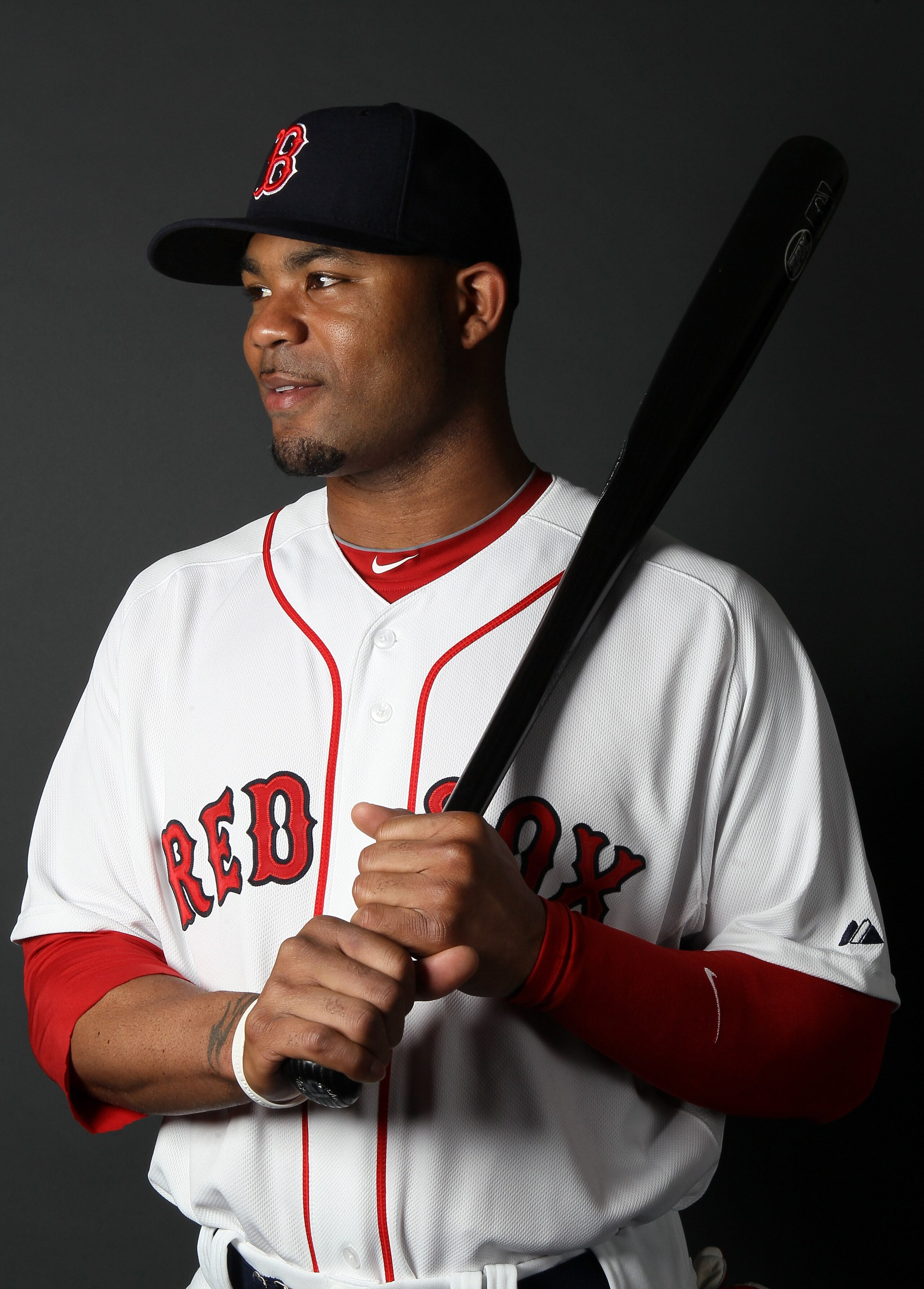 FT. MYERS, FL - FEBRUARY 20:  :  Carl Crawford #13 of the Boston Red Sox poses for a portrait during the Boston Red Sox Photo Day on February 20, 2011 at the Boston Red Sox Player Development Complex in Ft. Myers, Florida  (Photo by Elsa/Getty Images)
