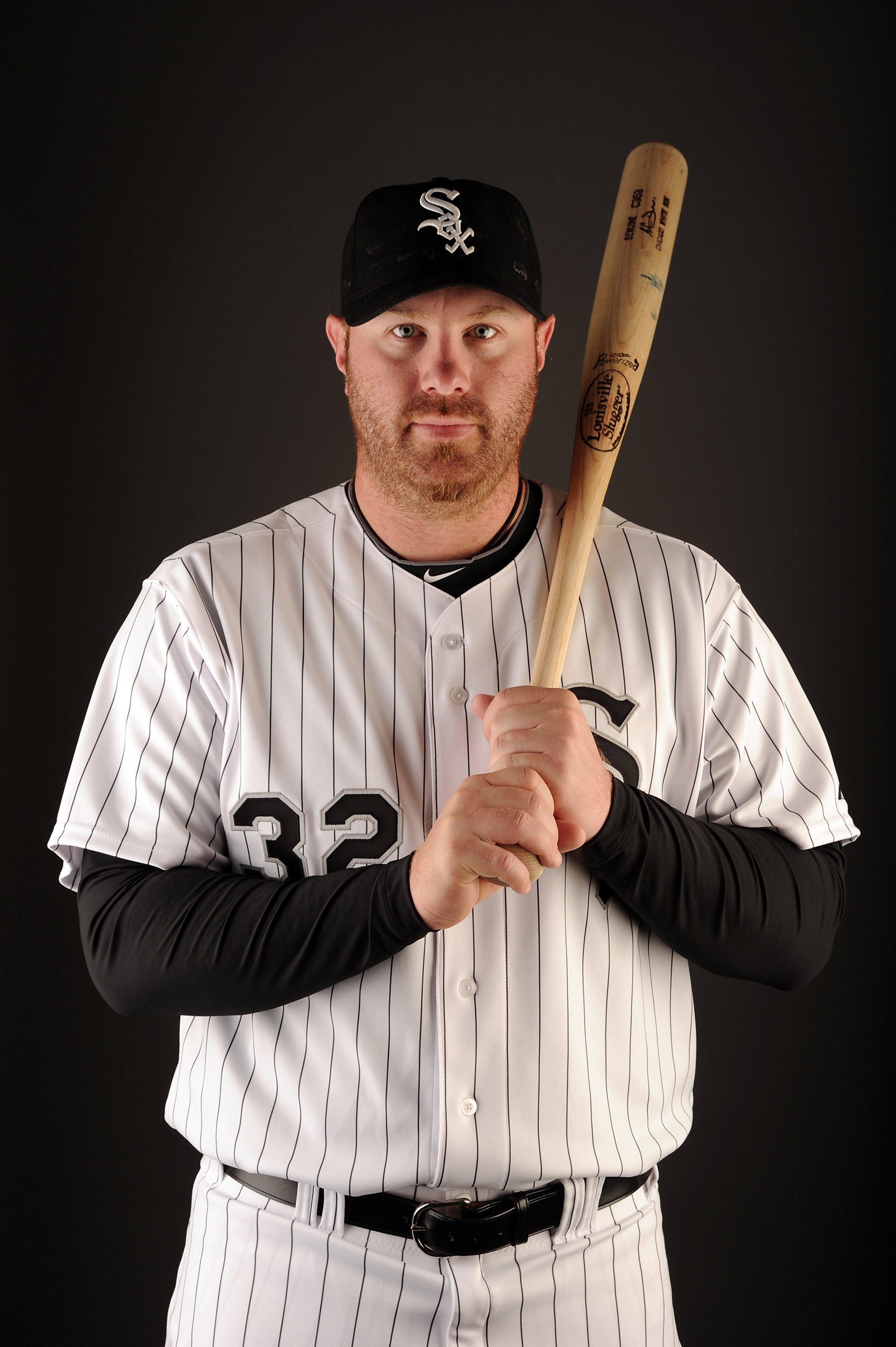 GLENDALE, AZ - FEBRUARY 26:  Adam Dunn #32 of the Chicago White Sox poses for a photo on photo day at Camelback Ranch on February 26, 2011 in Glendale, Arizona.  (Photo by Harry How/Getty Images)