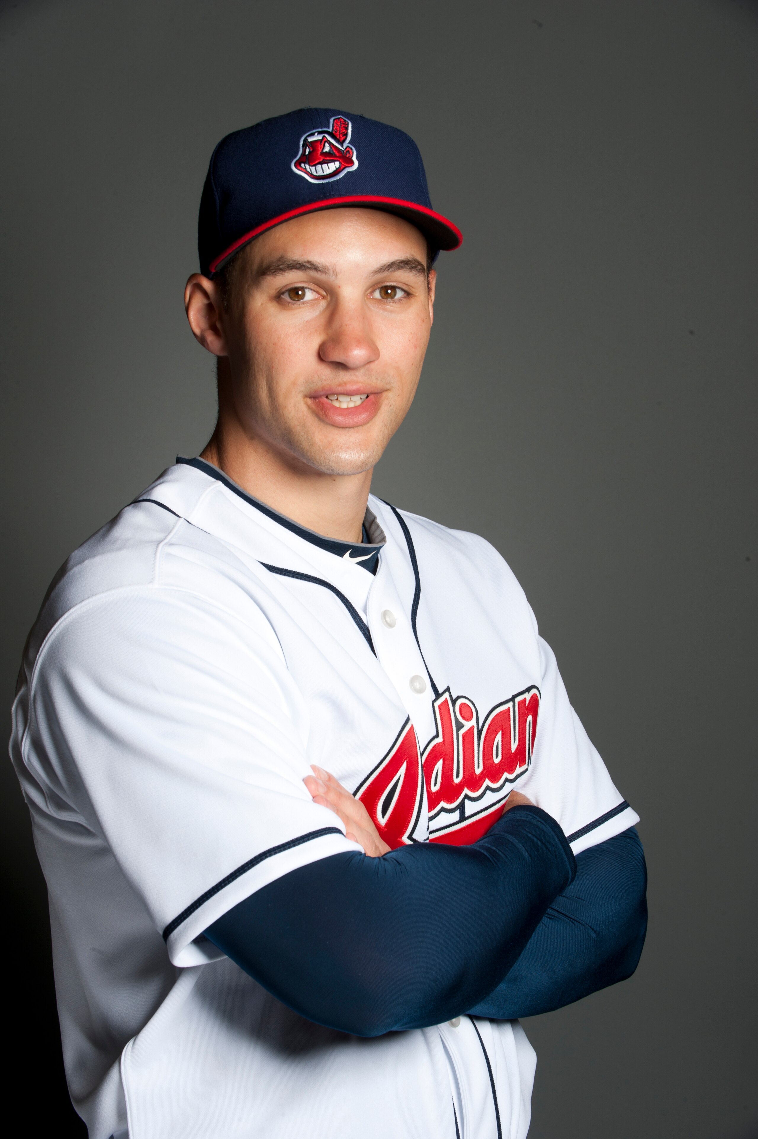 GOODYEAR, AZ - FEBRUARY 22: Grady Sizemore #24 of the Cleveland Indians poses during their photo day at the Cleveland Indians Spring Training Complex on February 22, 2011 in Goodyear, Arizona. (Photo by Rob Tringali/Getty Images)