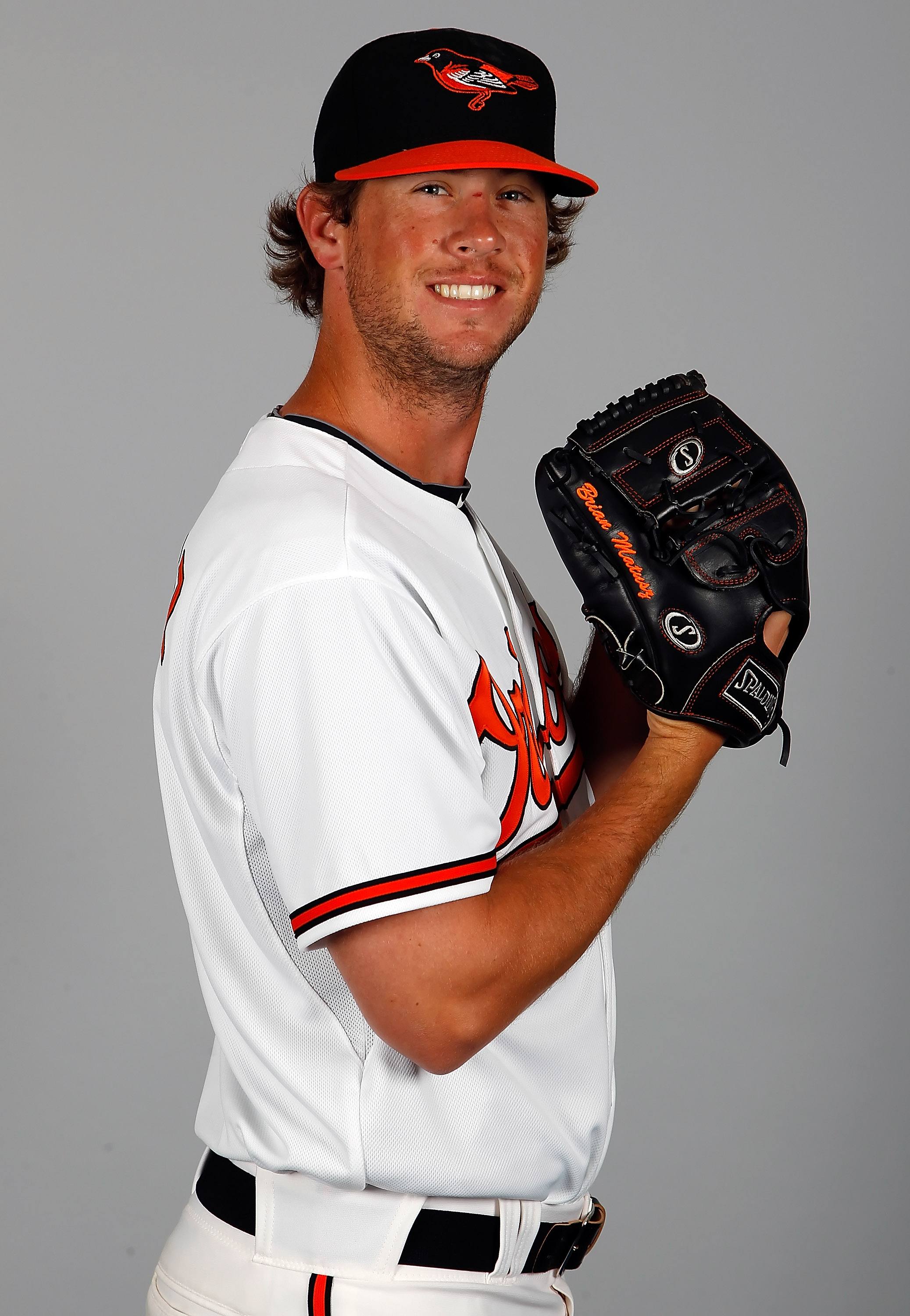 SARASOTA, FL - FEBRUARY 26:  Pitcher Brian Matusz #17 of the Baltimore Orioles poses for a photo during photo day at Ed Smith Stadium on February 26, 2011 in Sarasota, Florida.  (Photo by J. Meric/Getty Images)