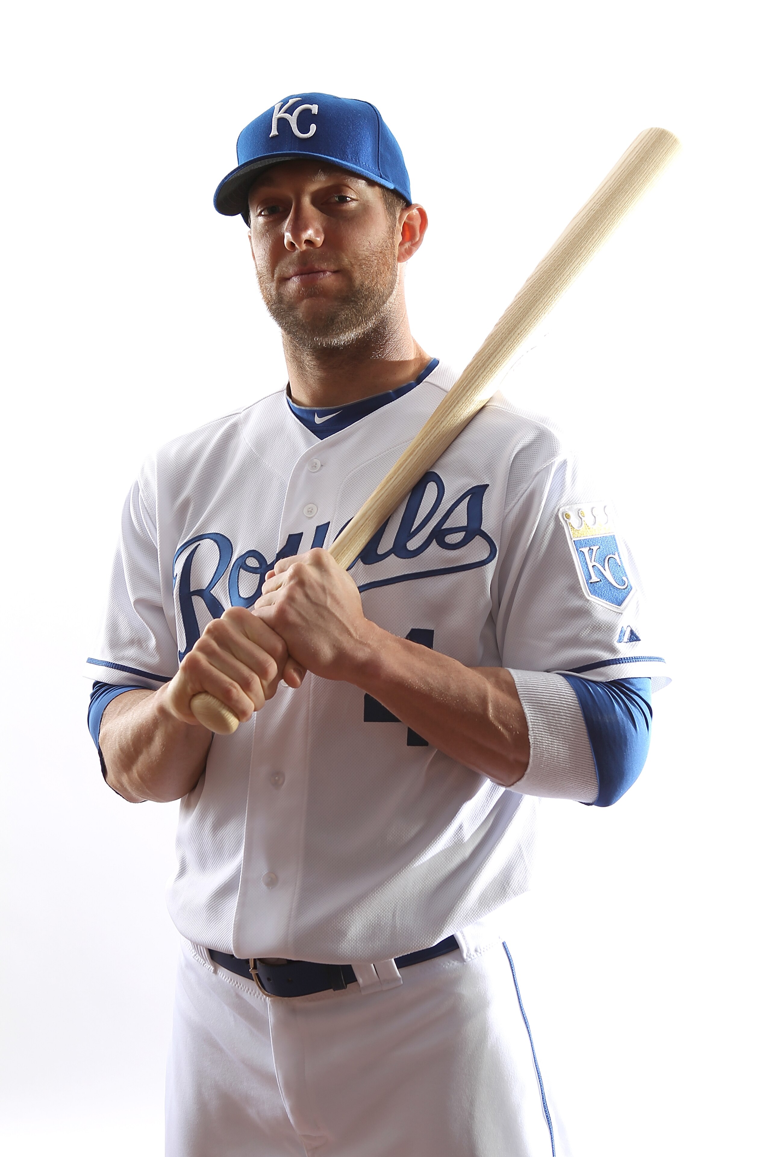 SURPRISE, AZ - FEBRUARY 23:  Alex Gordon #4 of the Kansas City Royals poses for a portrait during Spring Training Media Day on February 23, 2011 at Surprise Stadium in Surprise, Arizona..  (Photo by Jonathan Ferrey/Getty Images)