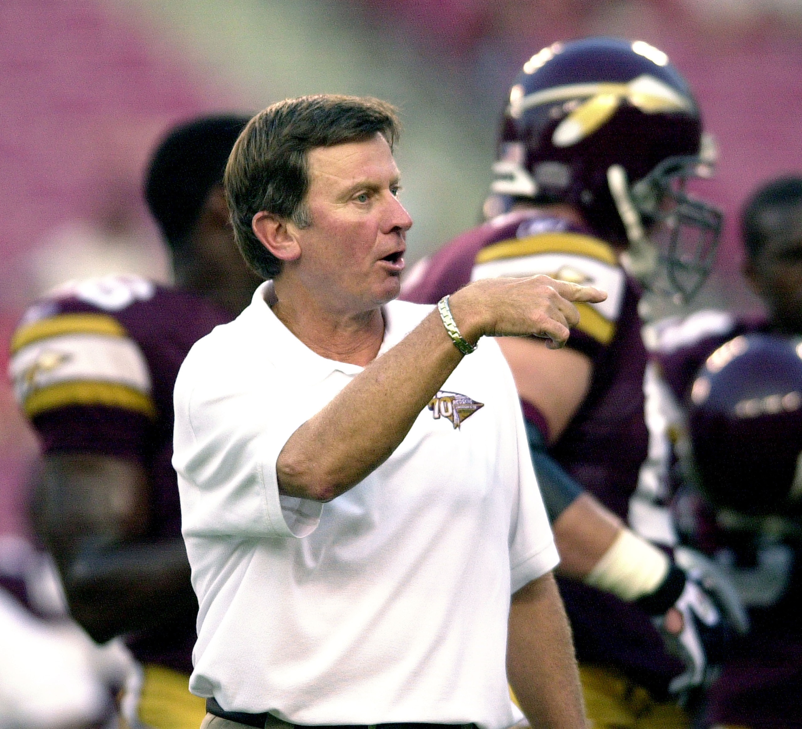 Washington Redskins coach Steve Spurrier on the sidelines at Raymond James Stadium, Tampa, Florida, August 8, 2002. (Photo by Al Messerschmidt/Getty Images) Washington Redskins coach Steve Spurrier on the sidelines at Raymond James Stadium, Tampa, Florida, August 8, 2002. (Photo by Al Messerschmidt/Getty Images)