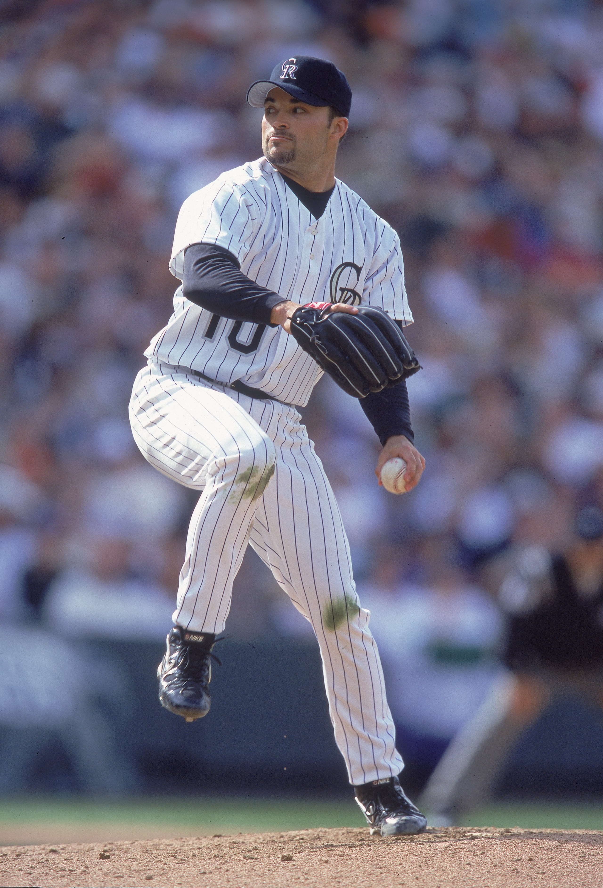 2 Apr 2001: Mike Hampton #10 of the Colorado Rockies winds up to pitch the ball during the game against the St. Louis Cardinals at Coors Fiels in Denver, Colorado. The Rockies defeated the Cardinals 8-0.Mandatory Credit: Tom Hauck /Allsport 2 Apr 2001: Mike Hampton #10 of the Colorado Rockies winds up to pitch the ball during the game against the St. Louis Cardinals at Coors Fiels in Denver, Colorado. The Rockies defeated the Cardinals 8-0.Mandatory Credit: Tom Hauck /Allsport