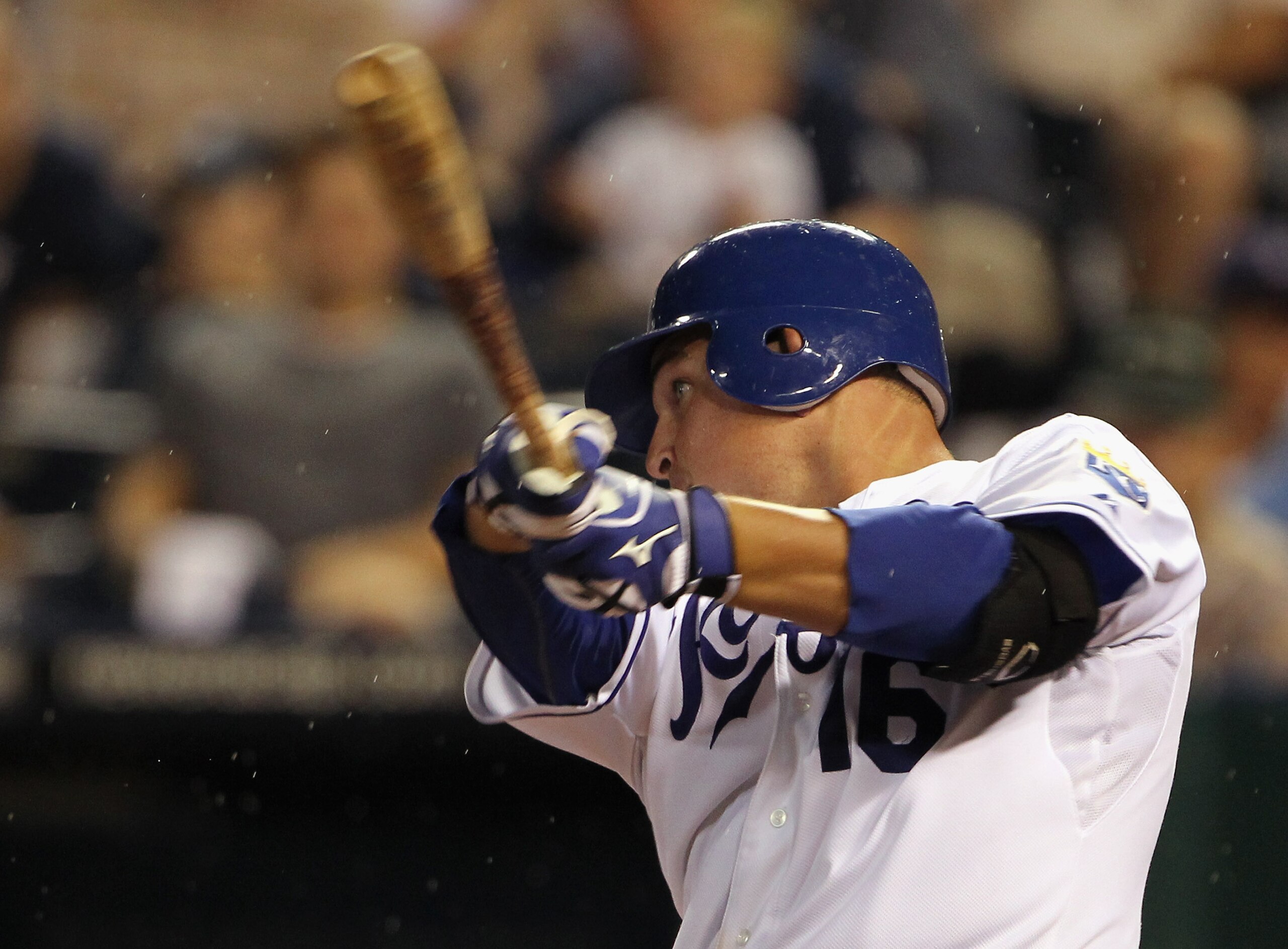 KANSAS CITY, MO - AUGUST 13: Billy Butler #16 of the Kansas City Royals hits a home run duirng the 5th inning of the game against the New York Yankees on August 13, 2010 at Kauffman Stadium in Kansas City, Missouri. (Photo by Jamie Squire/Getty Images) KANSAS CITY, MO - AUGUST 13: Billy Butler #16 of the Kansas City Royals hits a home run duirng the 5th inning of the game against the New York Yankees on August 13, 2010 at Kauffman Stadium in Kansas City, Missouri. (Photo by Jamie Squire/Getty Images)