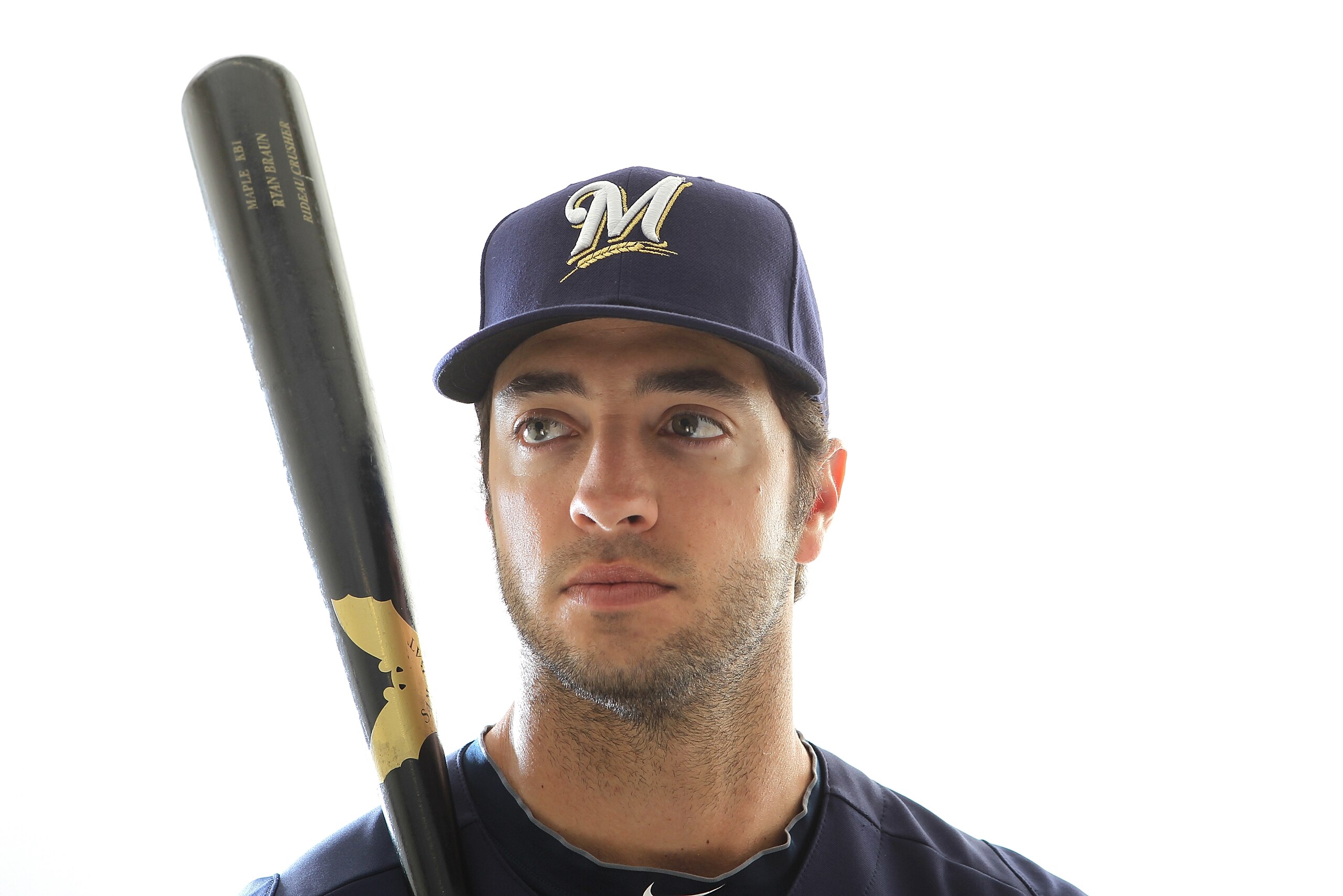 MARYVALE, AZ - FEBRUARY 24: Ryan Braun #8 of the Milwaukee Brewers poses for a portrait during Spring Training Media Day on February 24, 2011 at Maryvale Stadium in Maryvale, Arizona. (Photo by Jonathan Ferrey/Getty Images) MARYVALE, AZ - FEBRUARY 24: Ryan Braun #8 of the Milwaukee Brewers poses for a portrait during Spring Training Media Day on February 24, 2011 at Maryvale Stadium in Maryvale, Arizona. (Photo by Jonathan Ferrey/Getty Images)