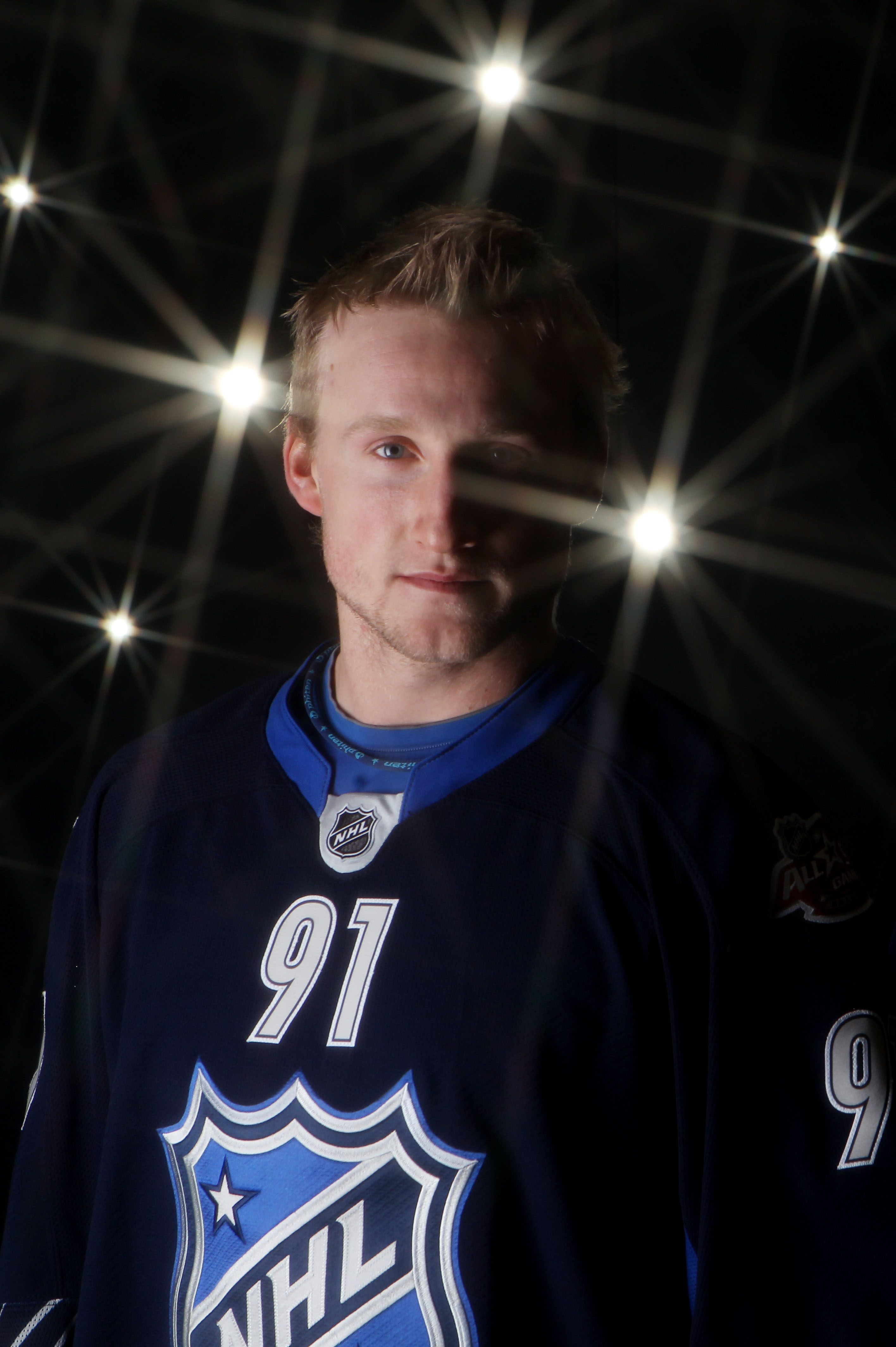 RALEIGH, NC - JANUARY 30:  Steven Stamkos #91 of the Tampa Bay Lightning poses for a portrait before the 58th NHL All-Star Game at RBC Center on January 30, 2011 in Raleigh, North Carolina.  (Photo by Bruce Bennett/Getty Images)
