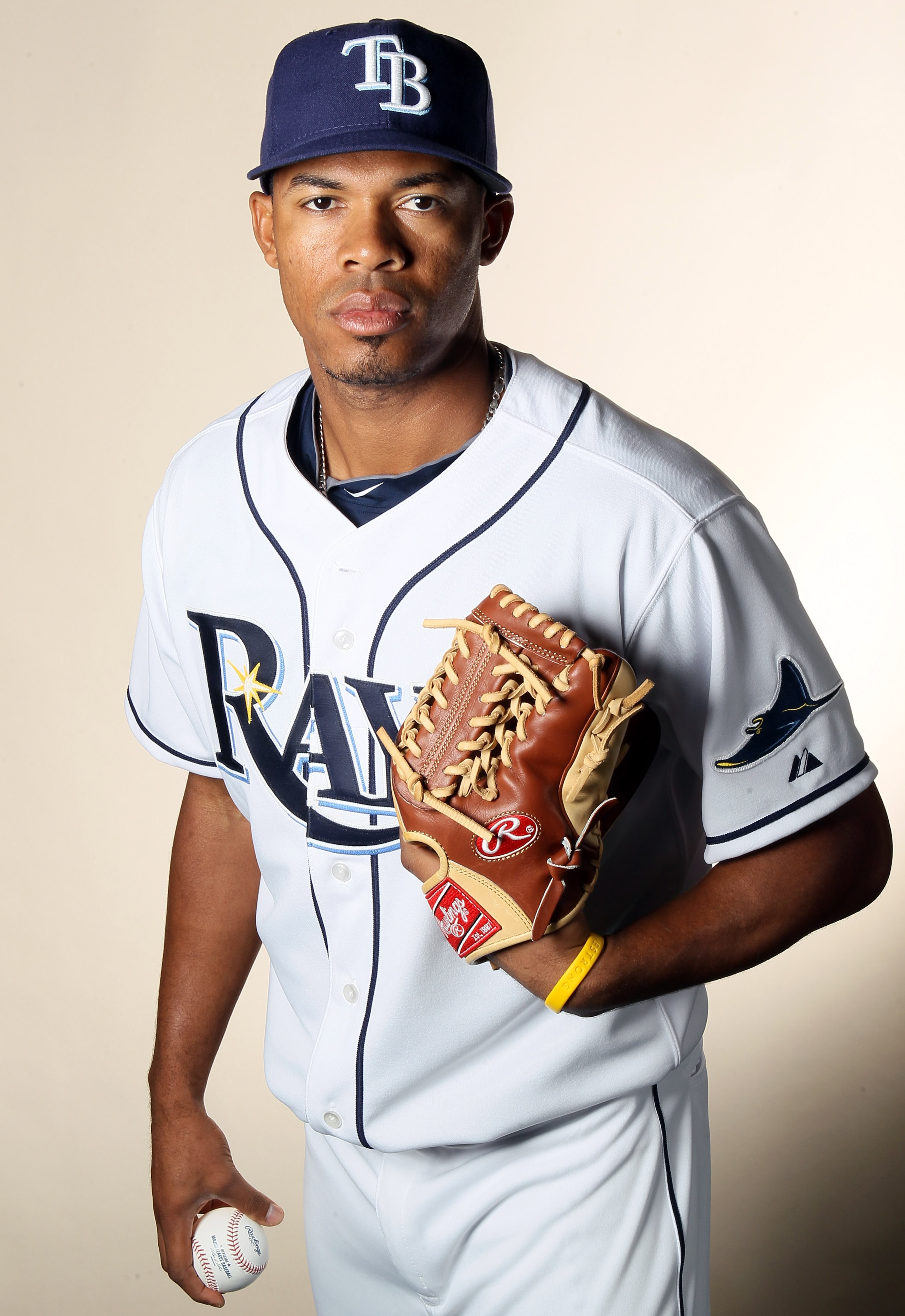 FT. MYERS, FL - FEBRUARY 22:  :  :  Richard De Los Santos #72 of the Tampa Bay Rays poses for a portrait during the Tampa Bay Rays Photo Day on February 22, 2011 at the Charlotte Sports Complex in Port Charlotte, Florida.  (Photo by Elsa/Getty Images)