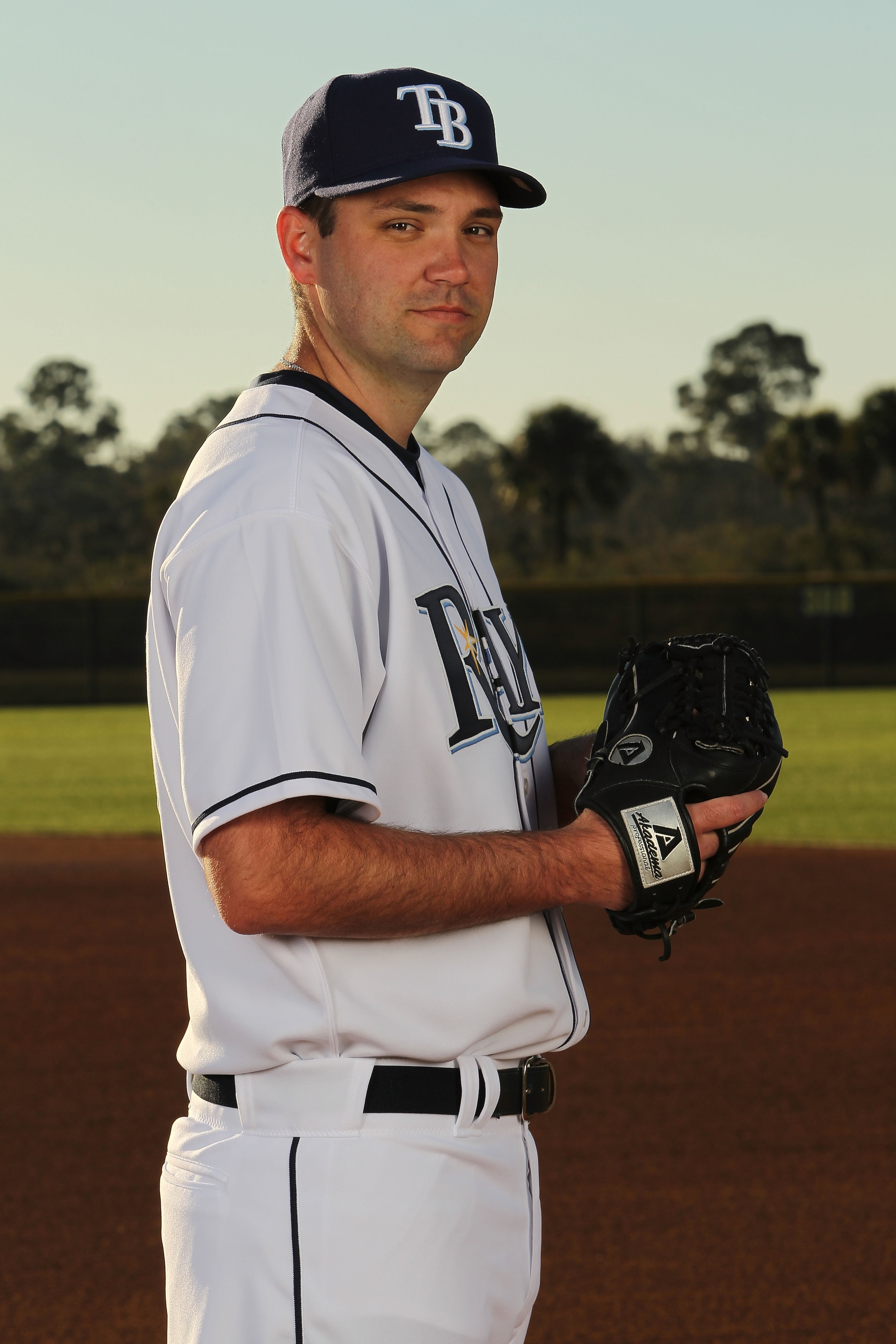 PORT CHARLOTTE, FL - FEBRUARY 26:  R.J. Swindle #68 of the Tampa Bay Rays poses for a photo during Spring Training Media Photo Day at Charlotte County Sports Park on February 26, 2010 in Port Charlotte, Florida.  (Photo by Nick Laham/Getty Images)