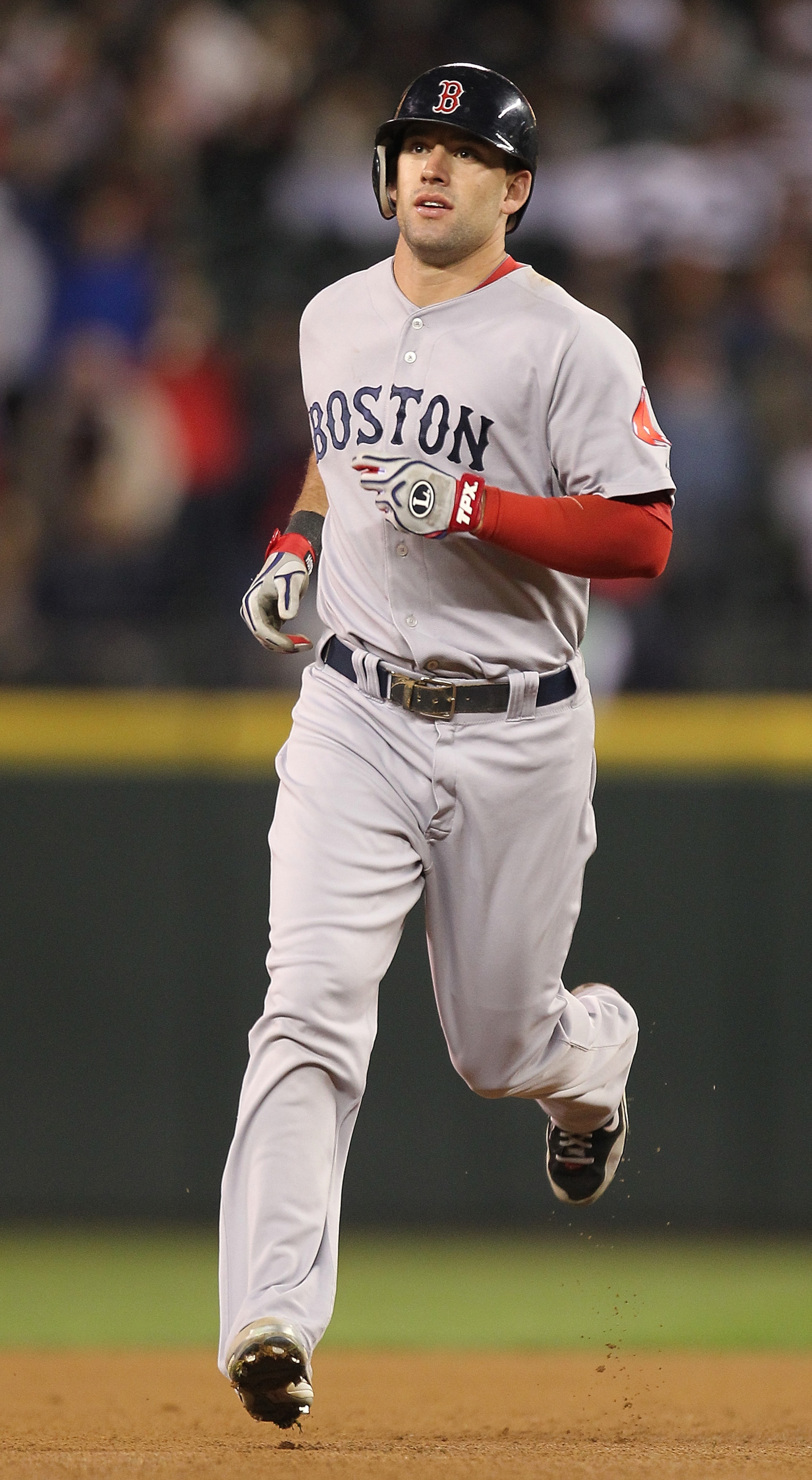 SEATTLE - SEPTEMBER 13:  Ryan Kalish #55 of the Boston Red Sox rounds the bases after hitting a two-run homer against the Seattle Mariners at Safeco Field on September 13, 2010 in Seattle, Washington. (Photo by Otto Greule Jr/Getty Images)