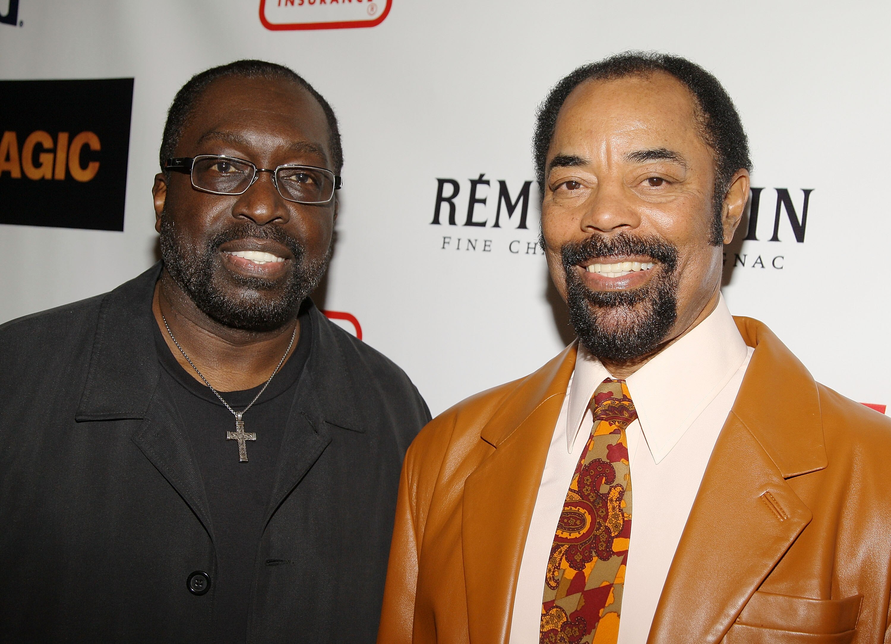 NEW YORK - FEBRUARY 25:  Former NBA players Earl Monroe and Walt Frazier attend the premiere of 'Black Magic' at The Apollo Theatre February 25, 2008 in New York City.  (Photo by Stephen Lovekin/Getty Images)