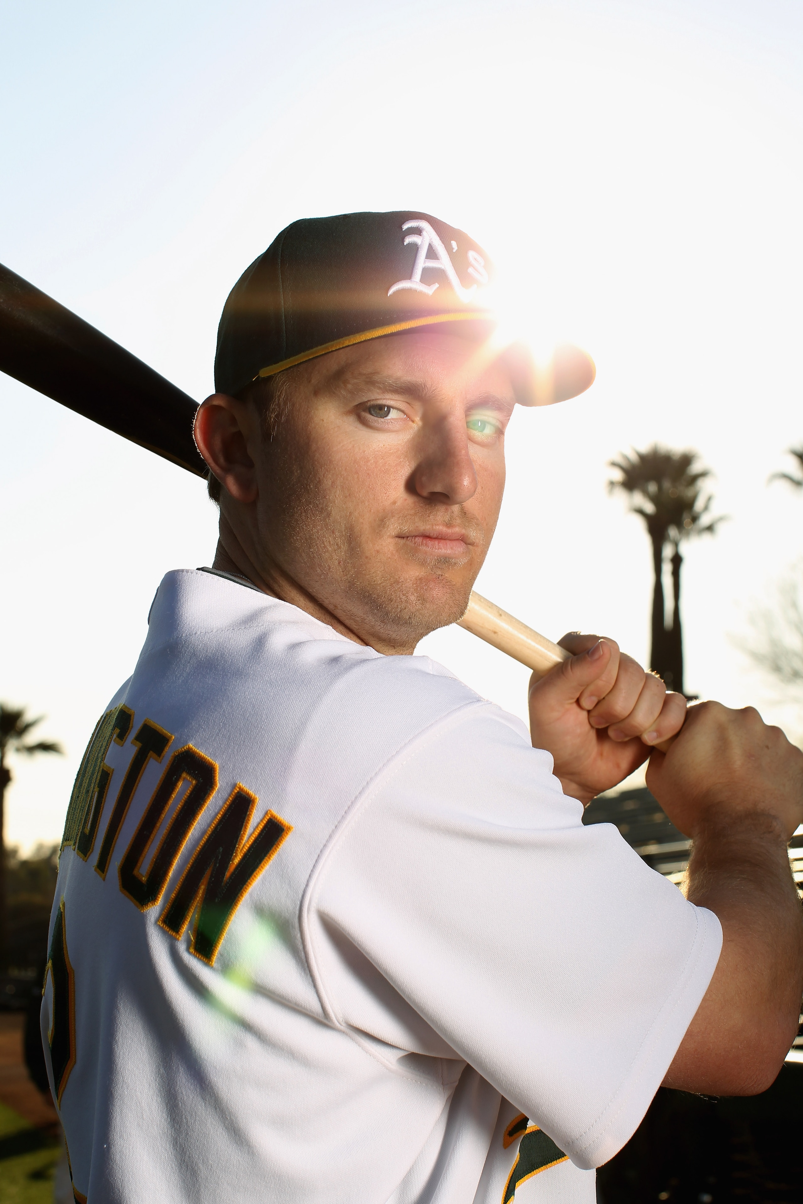 PHOENIX, AZ - FEBRUARY 24:  Cliff Pennington #2 of the Oakland Athletics poses for a portrait during media photo day at Phoenix Municipal Stadium on February 24, 2011 in Phoenix, Arizona.  (Photo by Ezra Shaw/Getty Images)