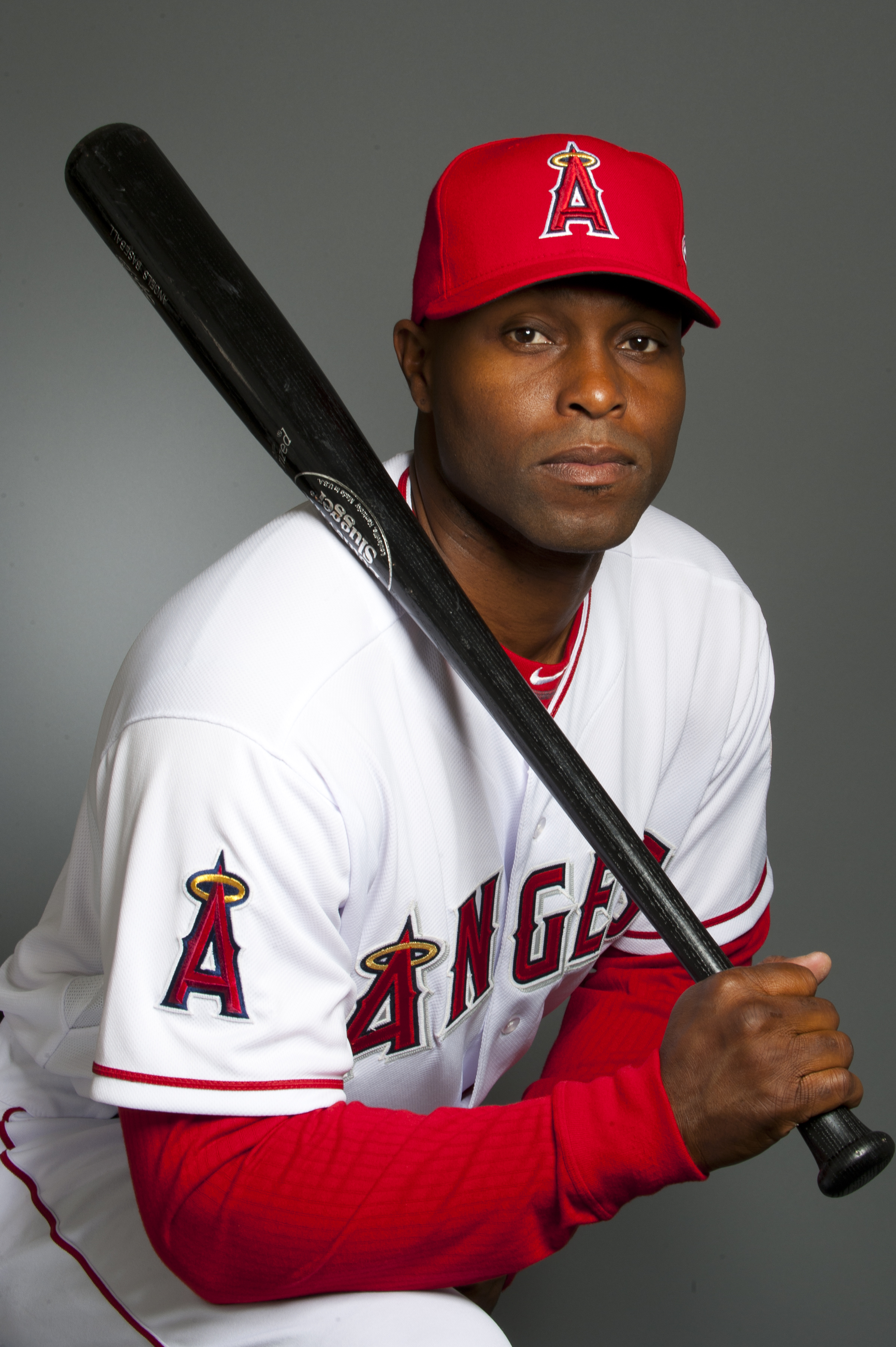 Hideki Matsui of the Los Angeles Angels of Anaheim poses for a News  Photo - Getty Images