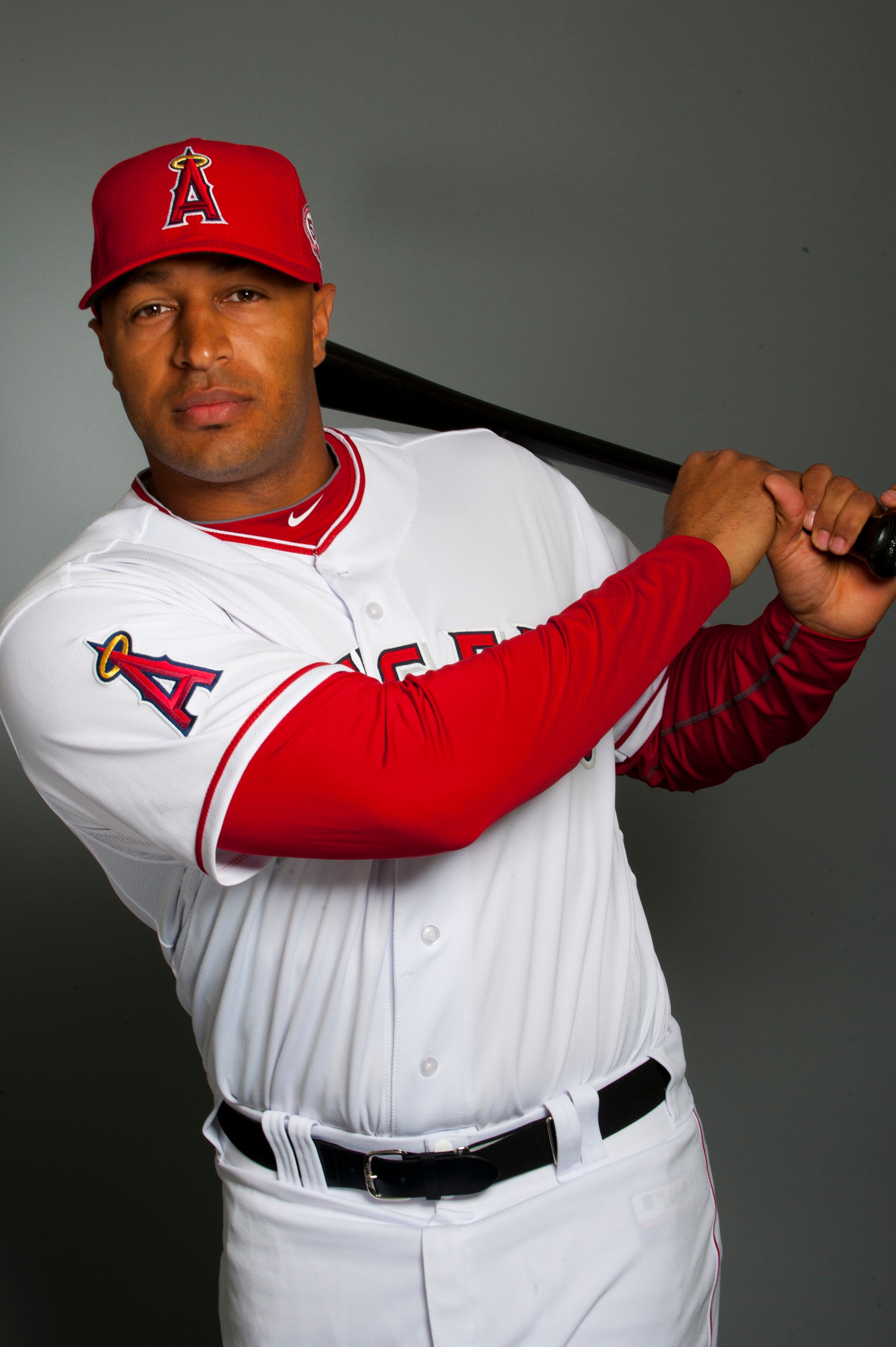 TEMPE, AZ - FEBRUARY 21: Vernon Wells #10 of the Los Angeles Angels of Anaheim poses during their photo day at Tempe Diablo Stadium on February 21, 2011 in Tempe, Arizona.  (Photo by Rob Tringali/Getty Images)