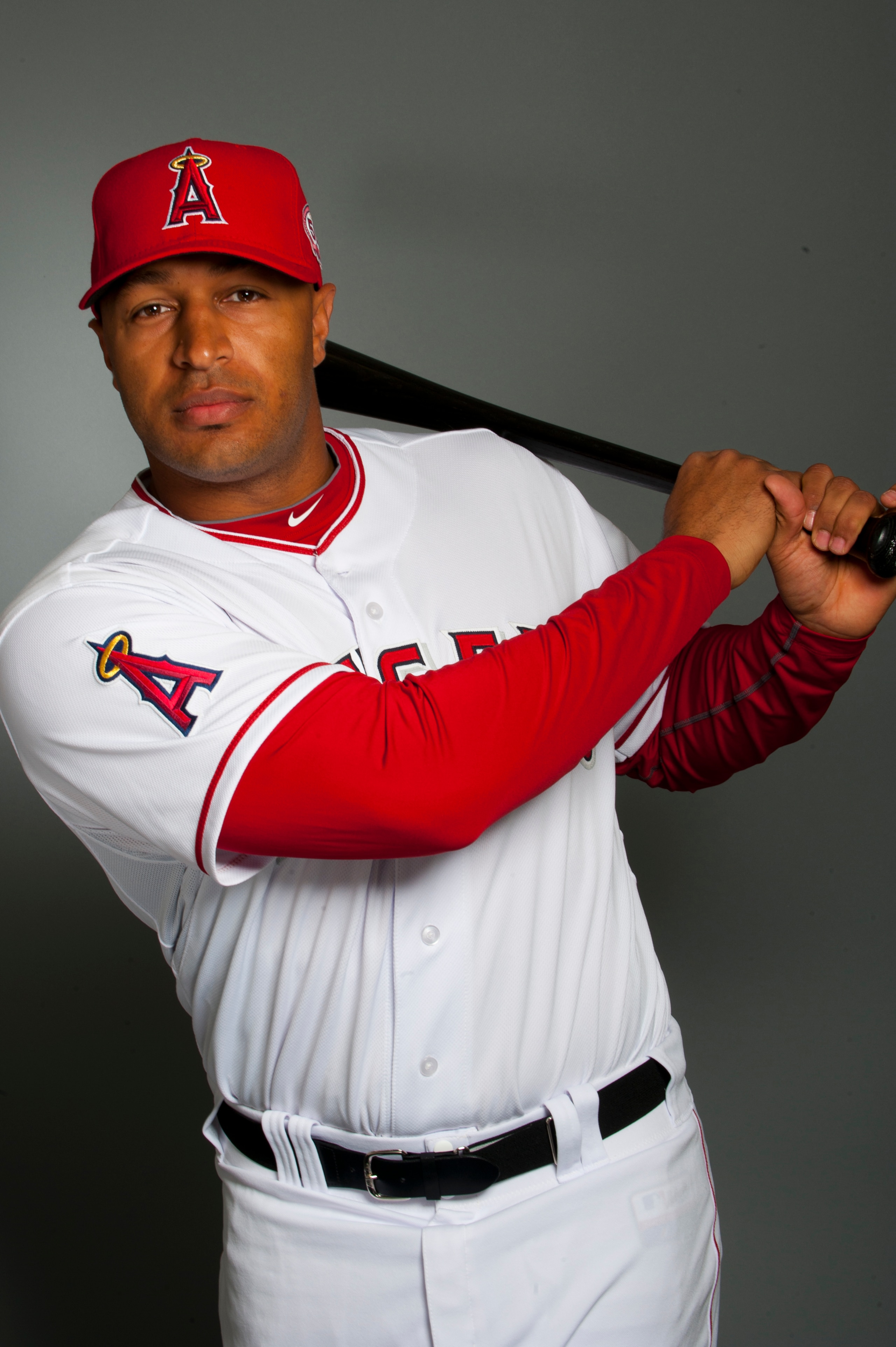 TEMPE, AZ - FEBRUARY 21: Vernon Wells #10 of the Los Angeles Angels of Anaheim poses during their photo day at Tempe Diablo Stadium on February 21, 2011 in Tempe, Arizona.  (Photo by Rob Tringali/Getty Images)