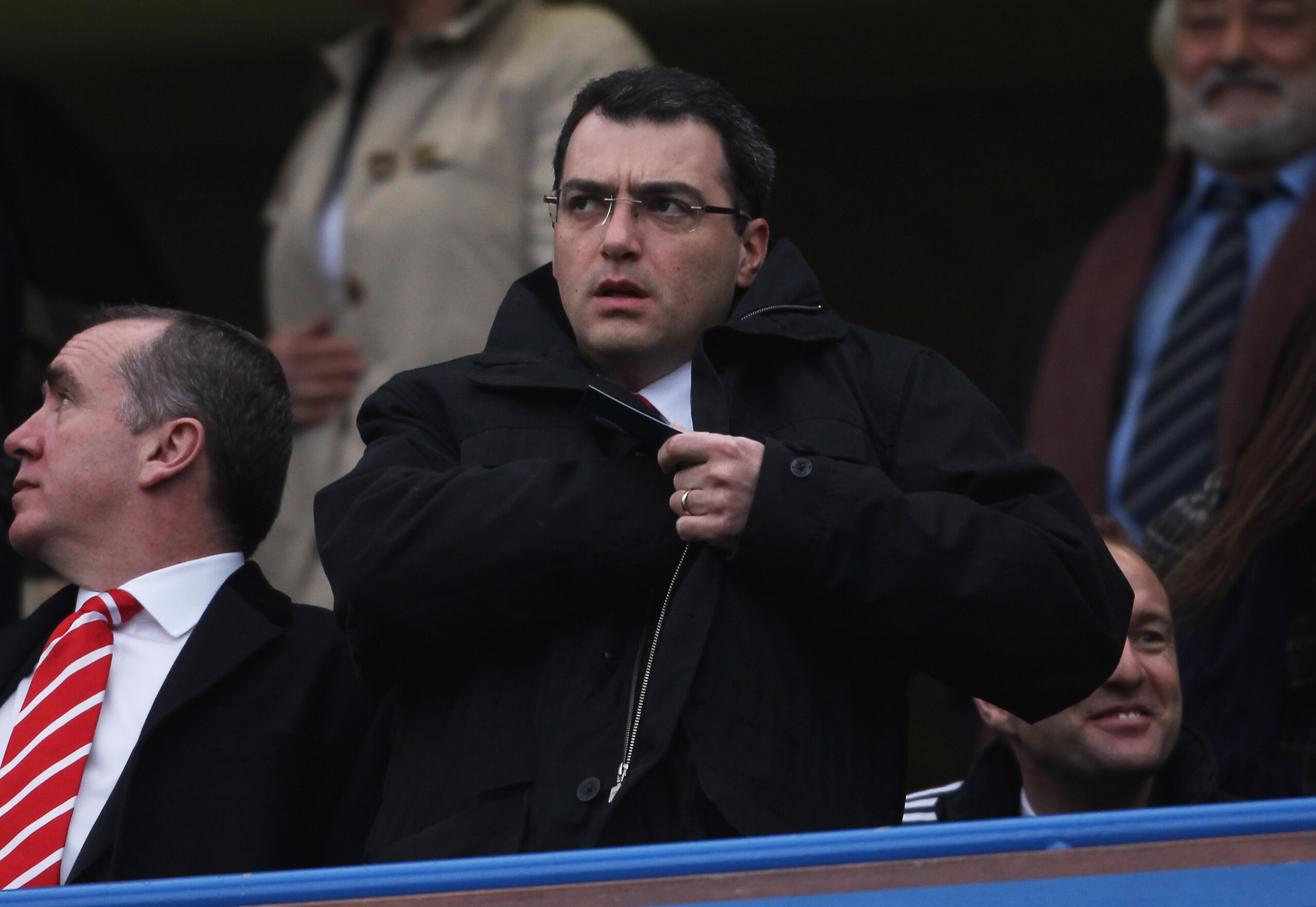 LONDON, ENGLAND - FEBRUARY 06: Liverpool Director of Sports Strategy Damien Comolli looks on prior to the Barclays Premier League match between Chelsea and Liverpool at Stamford Bridge on February 6, 2011 in London, England. (Photo by Scott Heavey/Getty LONDON, ENGLAND - FEBRUARY 06: Liverpool Director of Sports Strategy Damien Comolli looks on prior to the Barclays Premier League match between Chelsea and Liverpool at Stamford Bridge on February 6, 2011 in London, England. (Photo by Scott Heavey/Getty