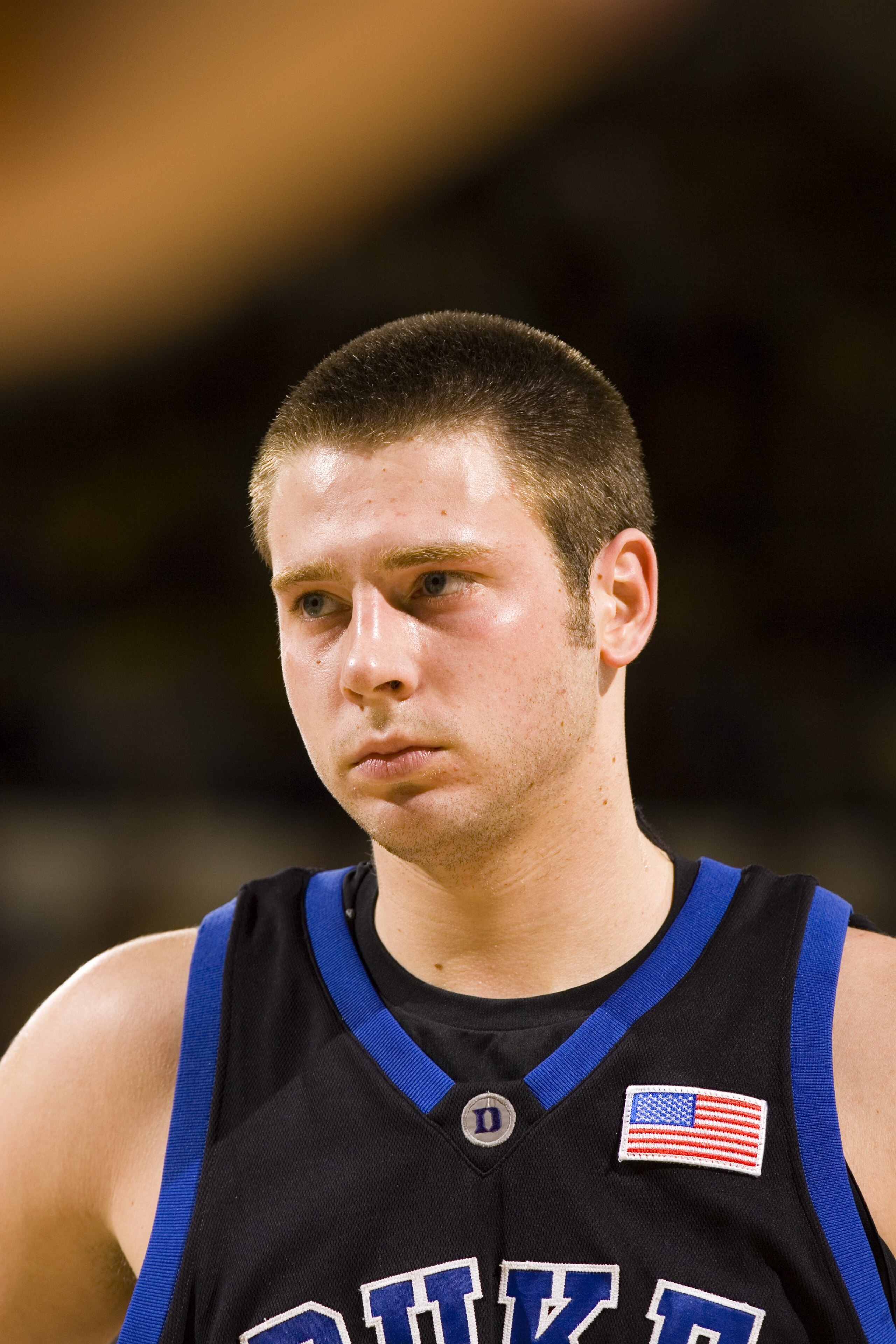 ATLANTA - JANUARY 10: Forward/center Josh McRoberts #2 of the Duke Blue Devils looks on during the first half against the Georgia Tech Yellow Jackets on January 10, 2007 at Alexander Memorial Coliseum in Atlanta, Georgia. Georgia Tech defeated Duke 74-63.