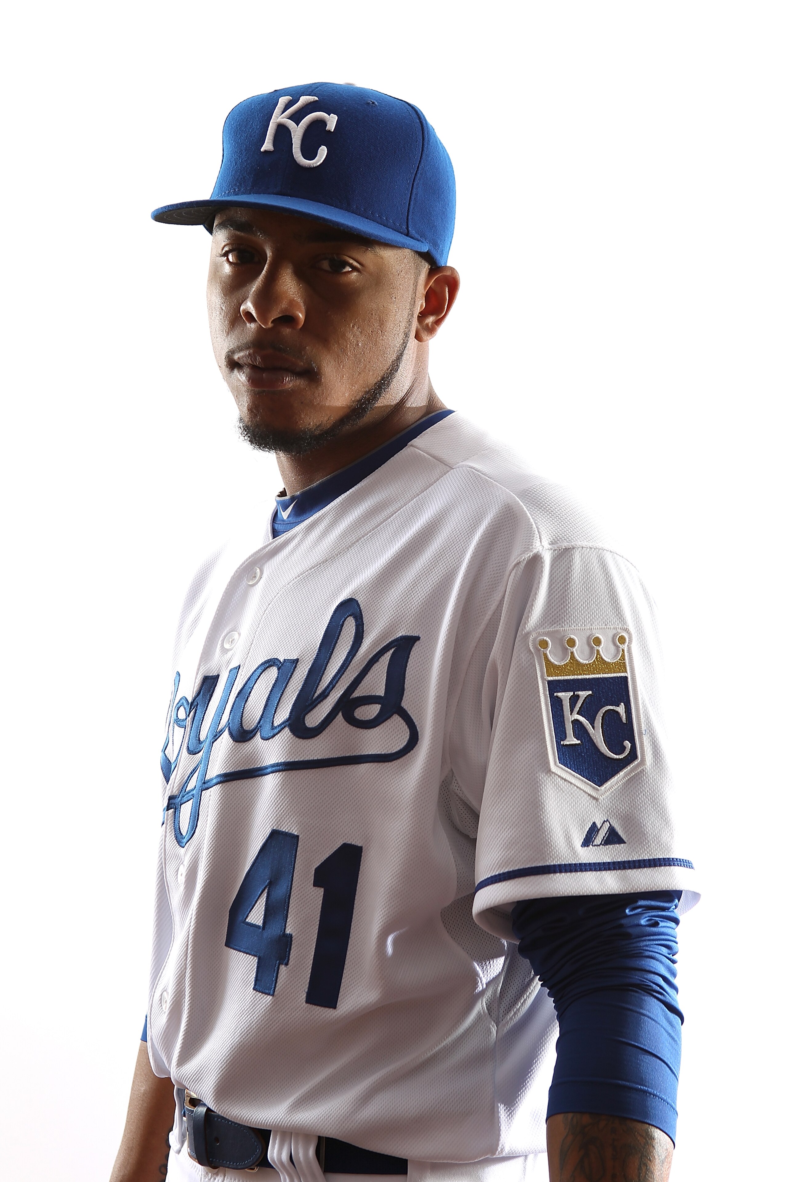 SURPRISE, AZ - FEBRUARY 23:  Jeremy Jeffress #41 of the Kansas City Royals poses for a portrait during Spring Training Media Day on February 23, 2011 at Surprise Stadium in Surprise, Arizona..  (Photo by Jonathan Ferrey/Getty Images)