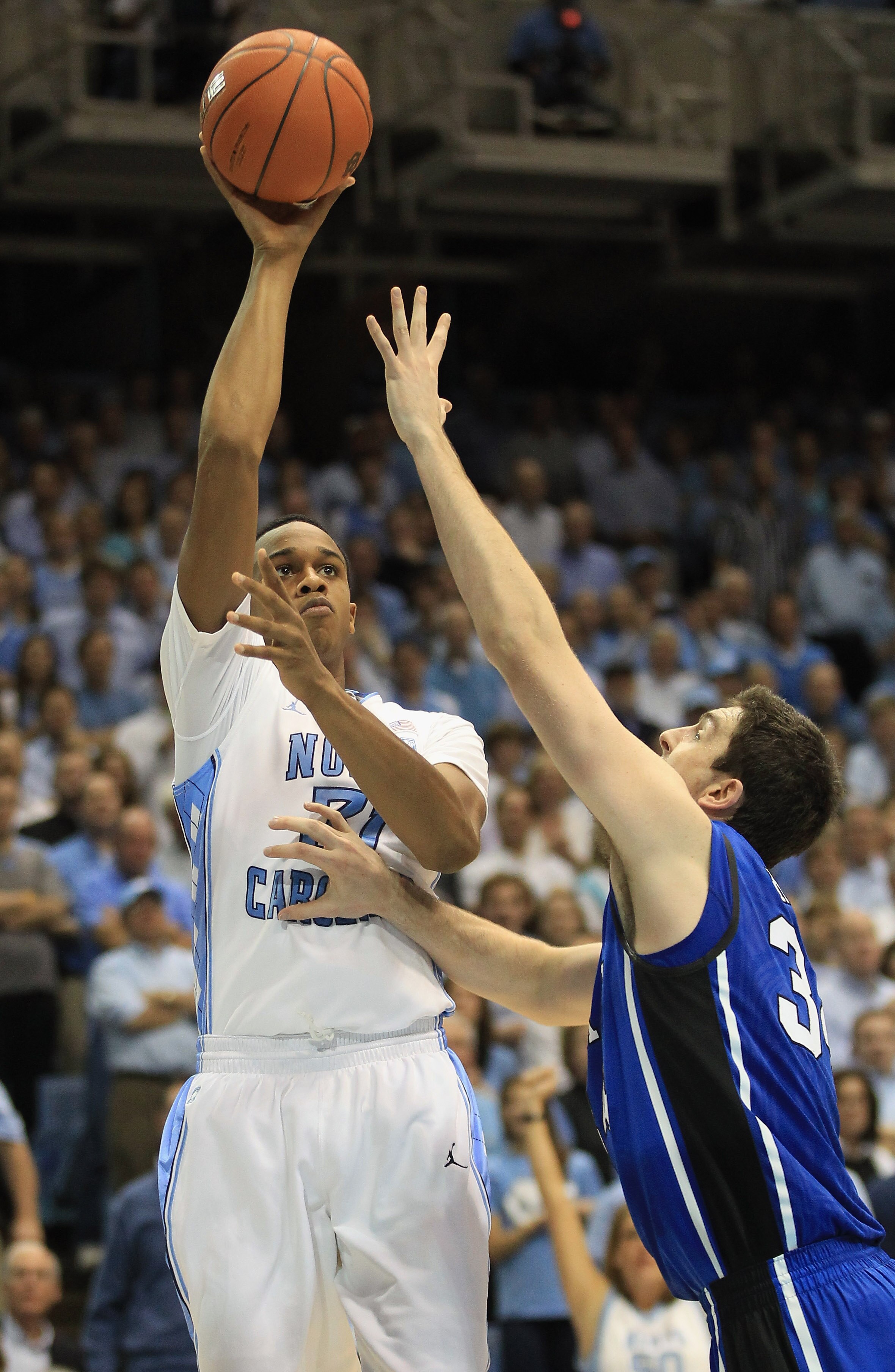 North Carolina Vs. Duke Tar Heels Drill Duke, Win ACC Regular Season