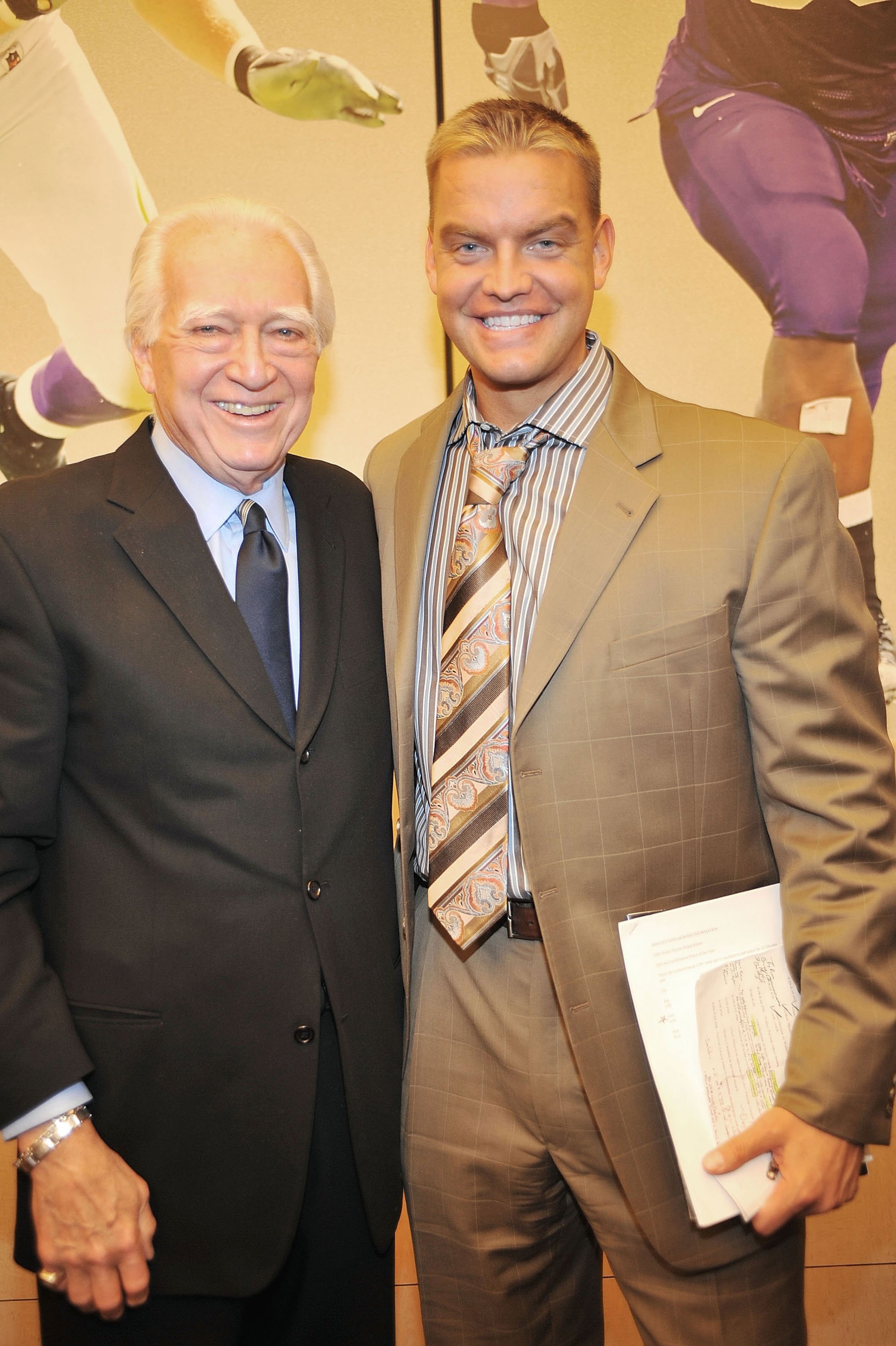 CHATTANOOGA, TN - DECEMBER 17:  (L-R)  Brock Huard and Mickey Charles attend the 23rd Annual Football Championship Subdivision Awards Presentation on December 17, 2009 in Chattanooga, Tennessee.  (Photo by Moses Robinson/Getty Images)