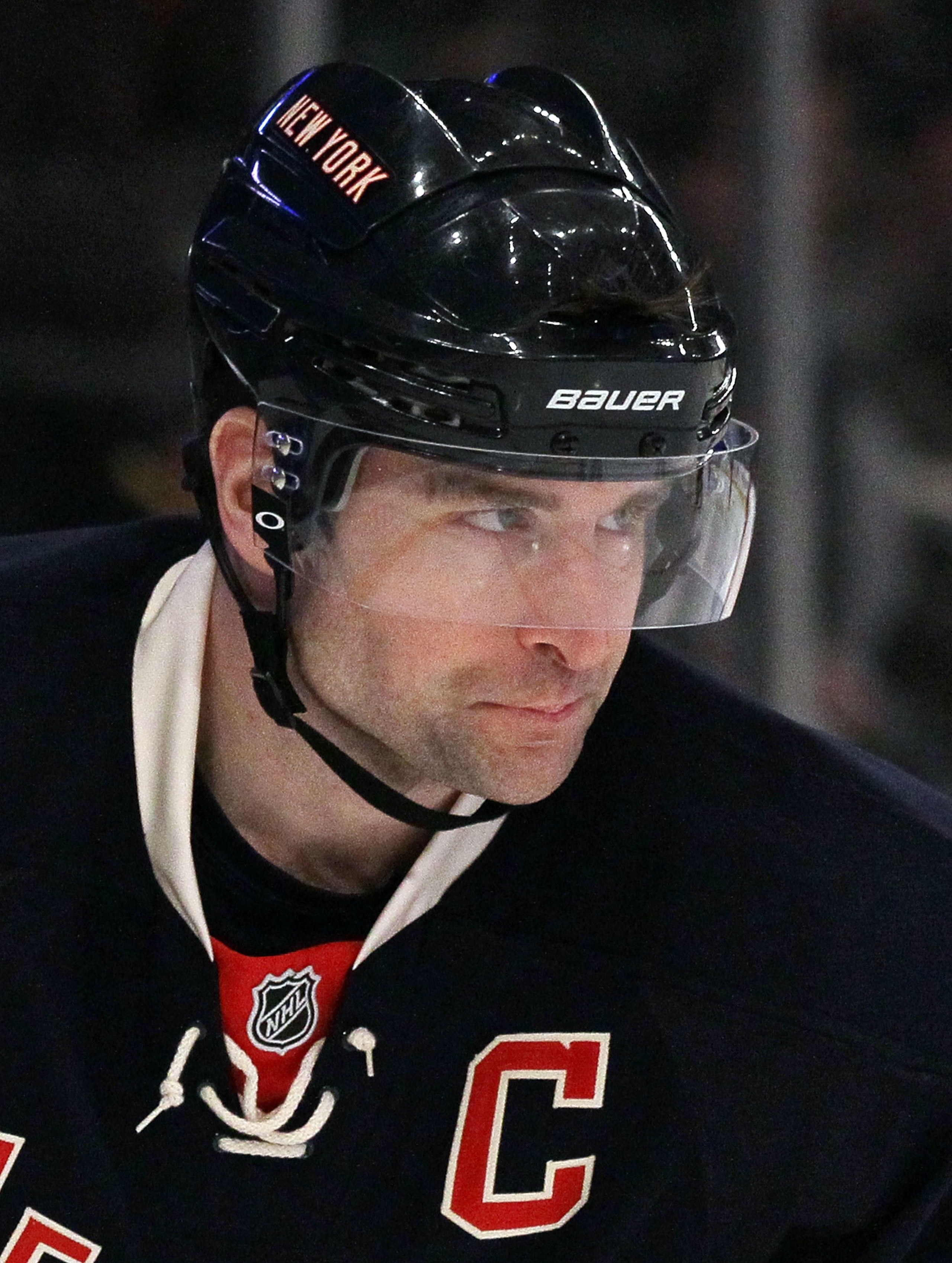 NEW YORK, NY - JANUARY 11:  Chris Drury #23 of the New York Rangers skates against the Montreal Canadiens on January 11, 2011 at Madison Square Garden in New York City. Montreal defeated the Rangers 2-1.  (Photo by Jim McIsaac/Getty Images)