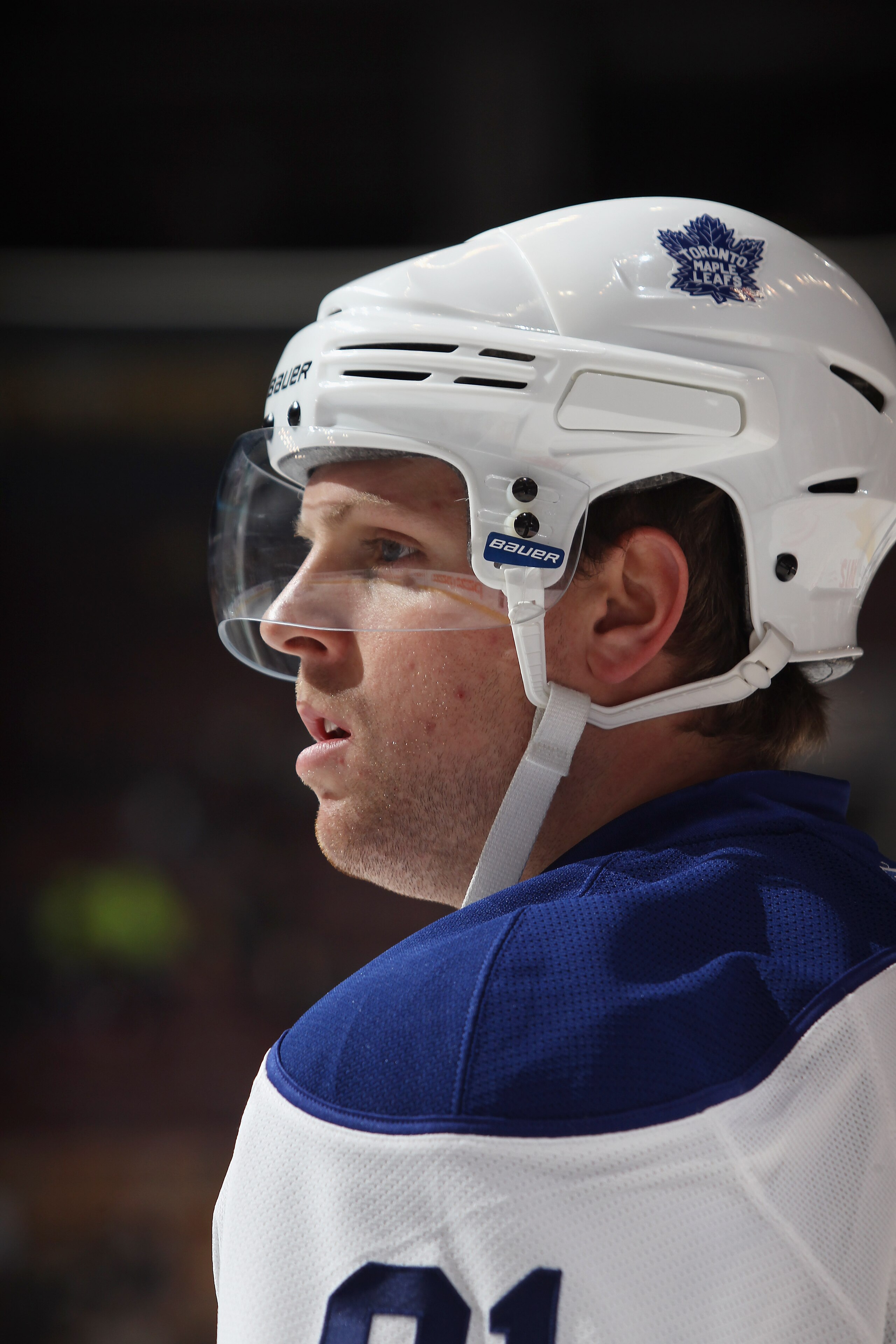 TORONTO, ON - NOVEMBER 06:  Phil Kessel #81 of the Toronto Maple Leafs skates against the Buffalo Sabres at the Air Canada Centre on November 6, 2010 in Toronto, Canada.  (Photo by Bruce Bennett/Getty Images)