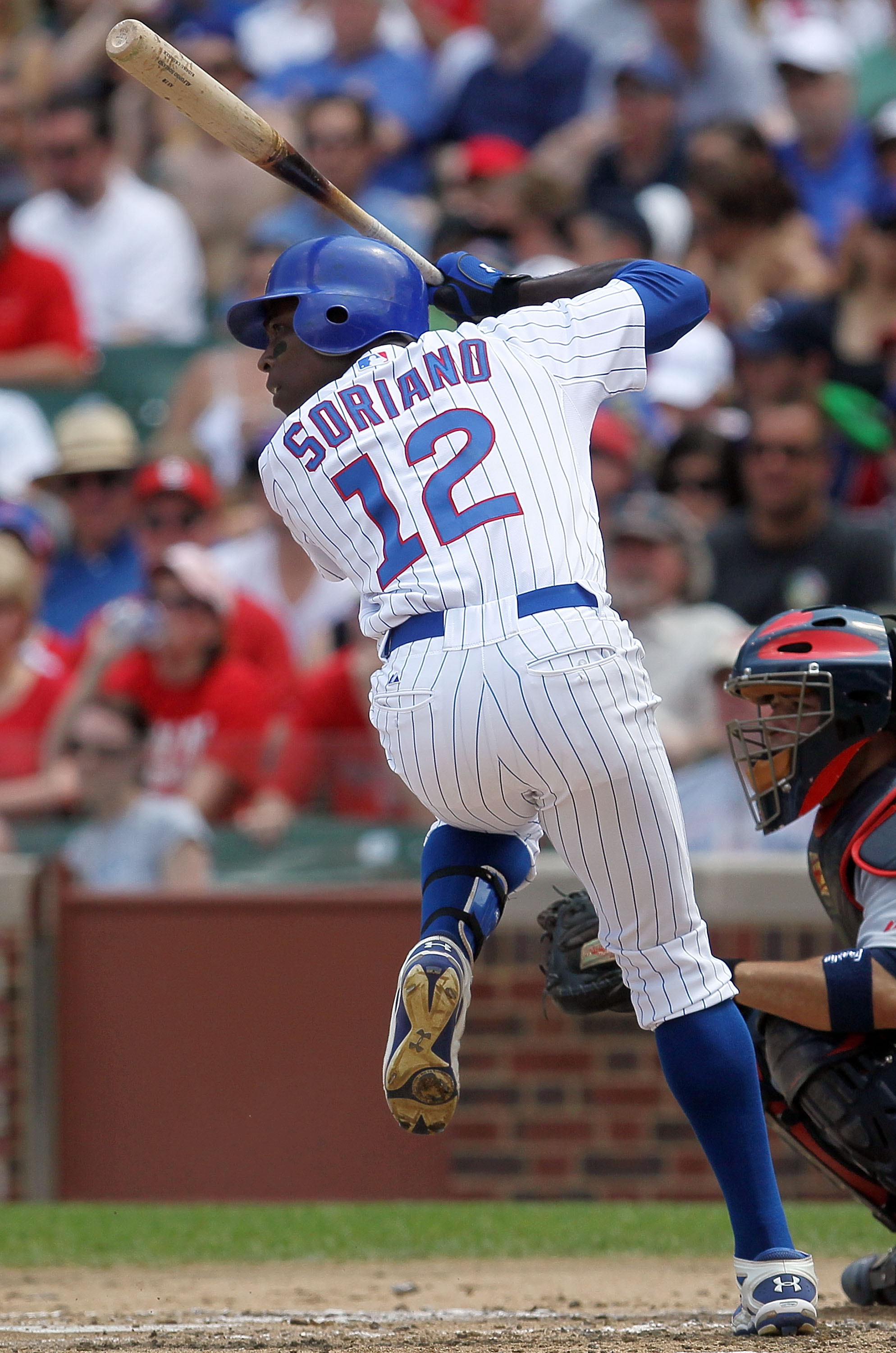 Geovany Soto of the Chicago Cubs, wearing a number 42 jersey in honor  News Photo - Getty Images