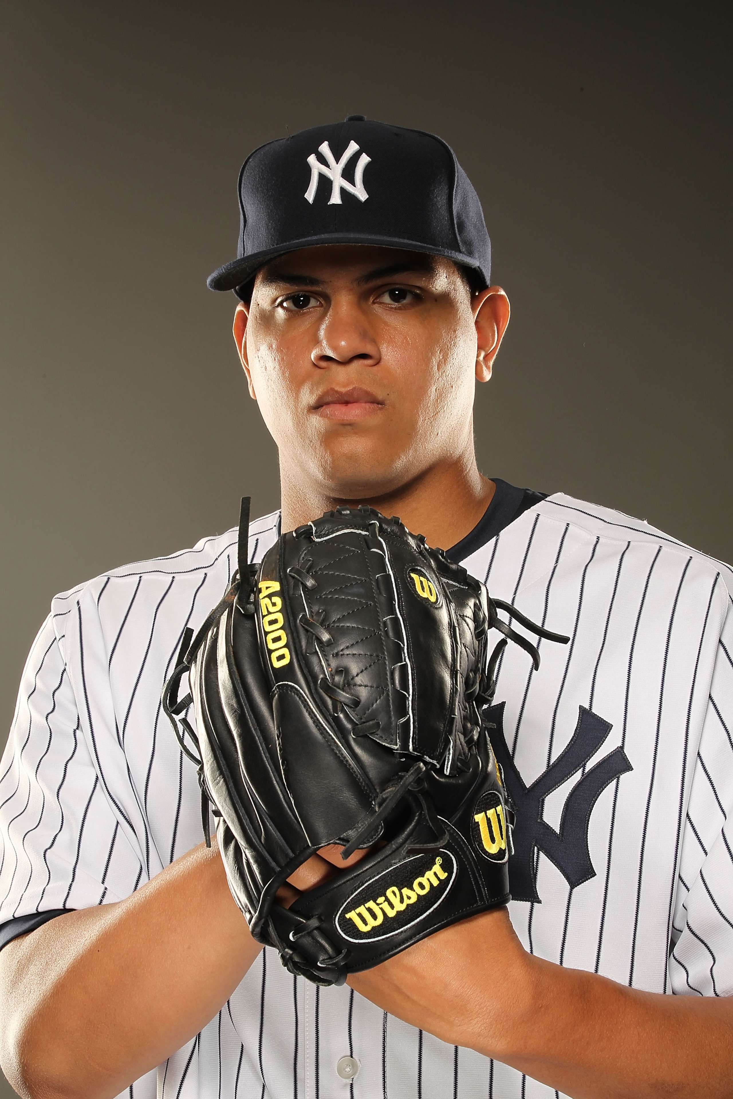 TAMPA, FL - FEBRUARY 23:  Dellin Betances #72 of the New York Yankees poses for a portrait on Photo Day at George M. Steinbrenner Field on February 23, 2011 in Tampa, Florida.  (Photo by Al Bello/Getty Images)