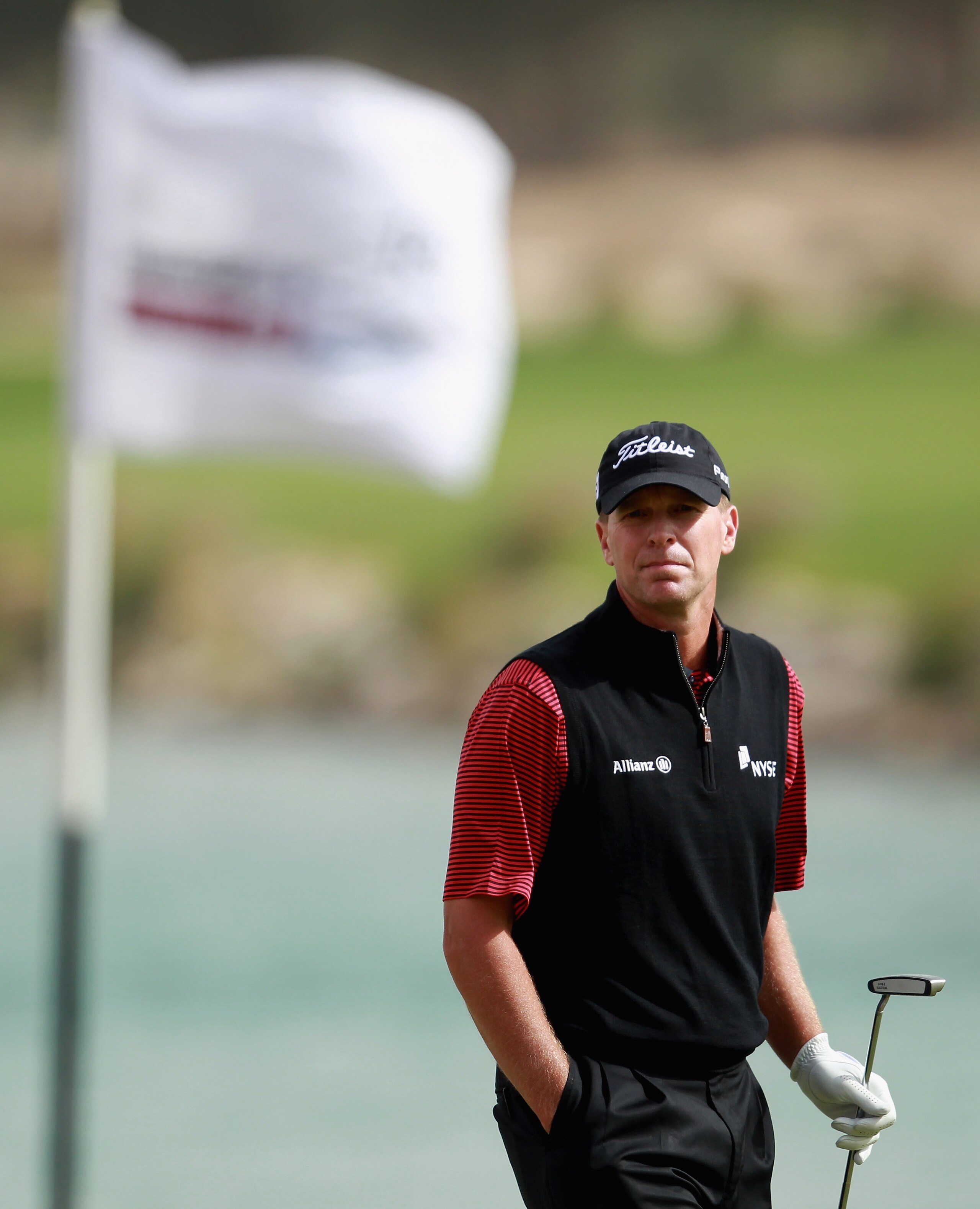 DOHA, QATAR - FEBRUARY 03:  Steve Stricker of the USA in action during the first round of the Commercialbank Qatar Masters held at Doha Golf Club on February 3, 2011 in Doha, Qatar.  (Photo by Andrew Redington/Getty Images)