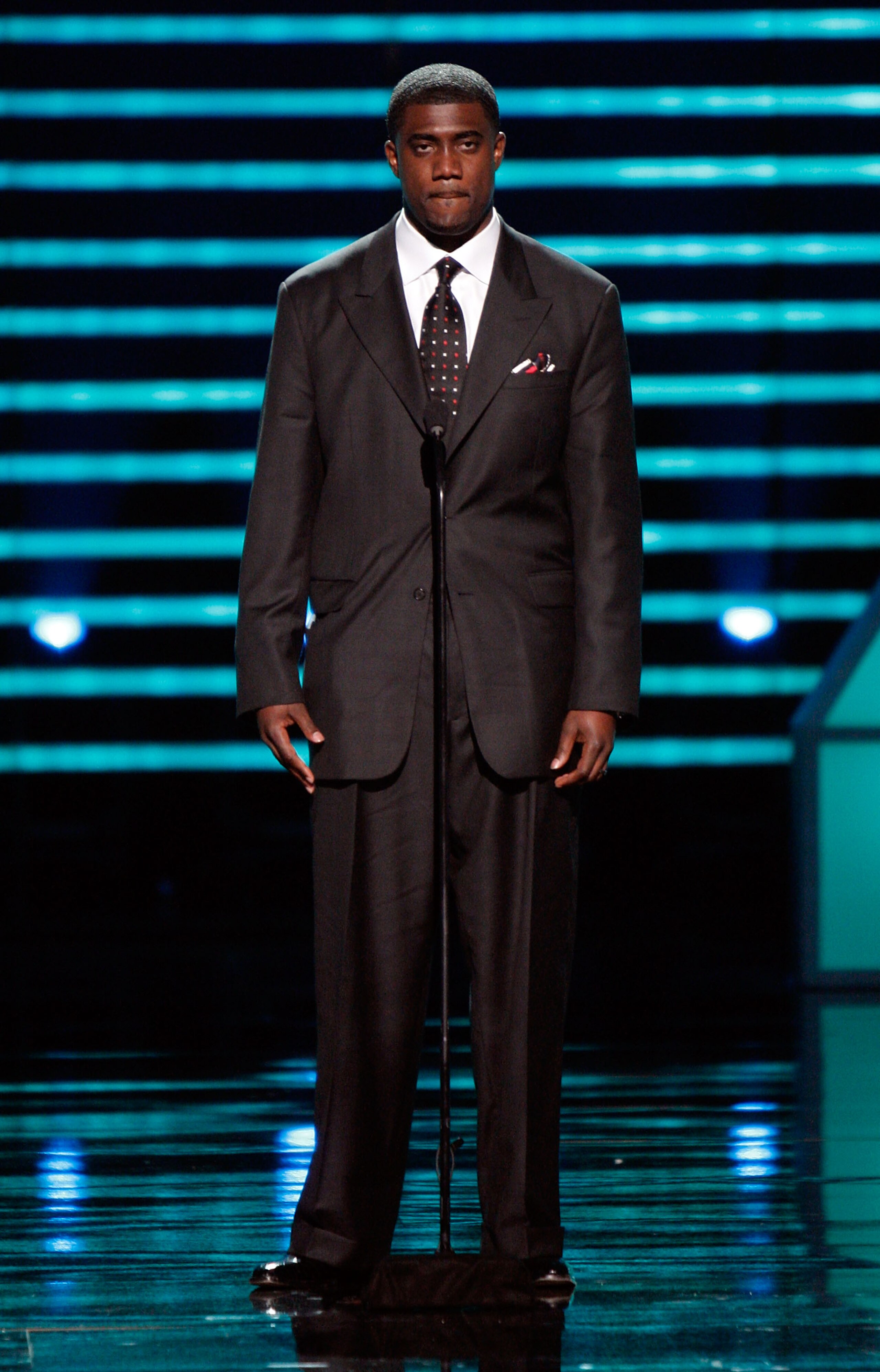 LOS ANGELES, CA - JULY 16:  Former NFL player Kevin Everett accepts the Jimmy V Award for Perserverance onstage at the 2008 ESPY Awards held at NOKIA Theatre L.A. LIVE on July 16, 2008 in Los Angeles, California.  The 2008 ESPYs will air on Sunday, July 2