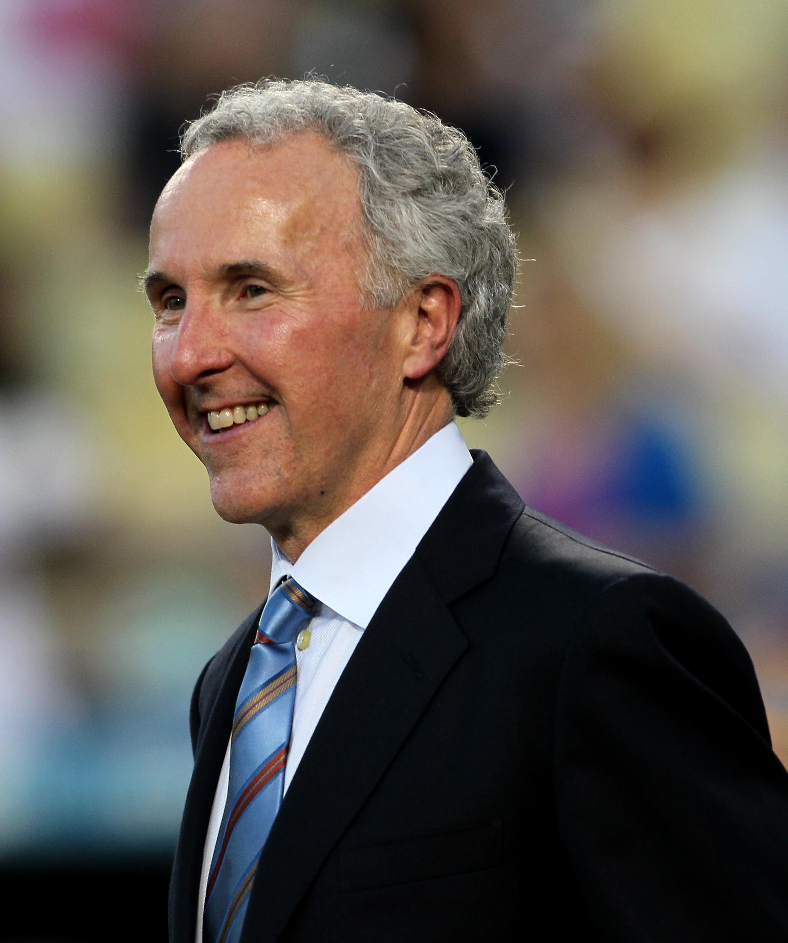 LOS ANGELES - SEPTEMBER 3: Dodgers owner Frank McCourt attends the game between the San Francisco Giants and the Los Angeles Dodgers on September 3, 2010 at Dodger Stadium  in Los Angeles, California.  (Photo by Stephen Dunn/Getty Images)
